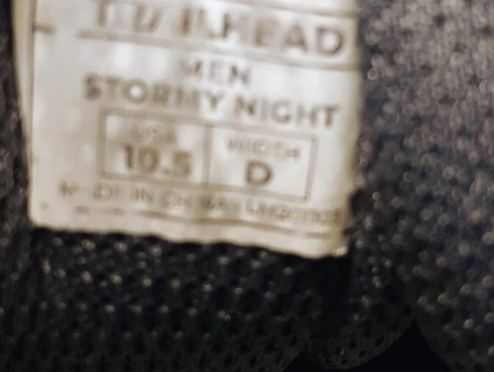 Lems Trailhead Mens 10.5 D Stormy Night Gray Hiking Trail Minimalist Sneakers