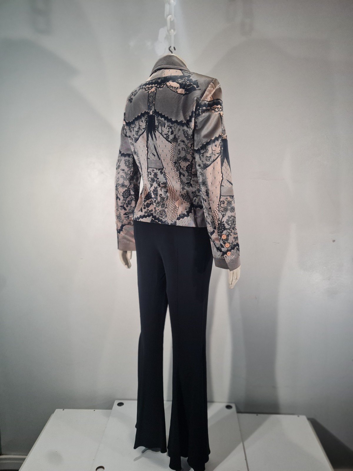 CHRISTIAN DIOR Spring 2006 Lace print jacket by JOHN GALLIANO