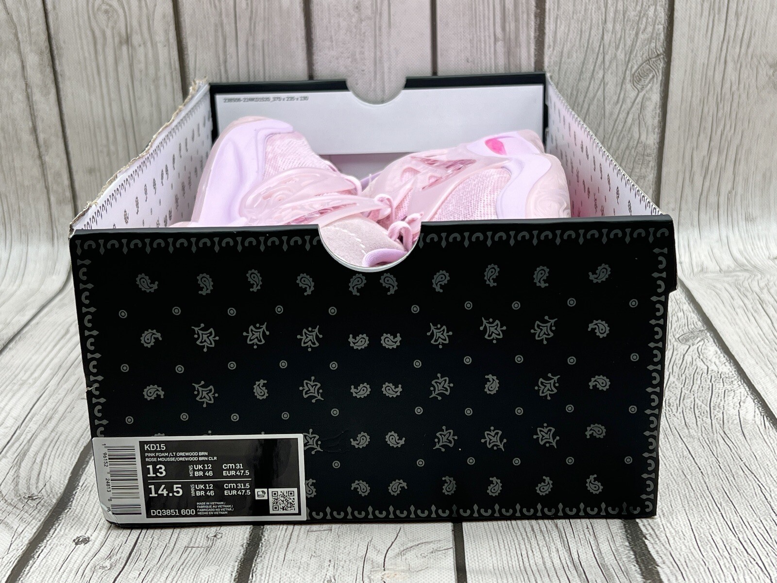 Nike KD 15 NRG Aunt Pearl Size 13 DQ3851‑600