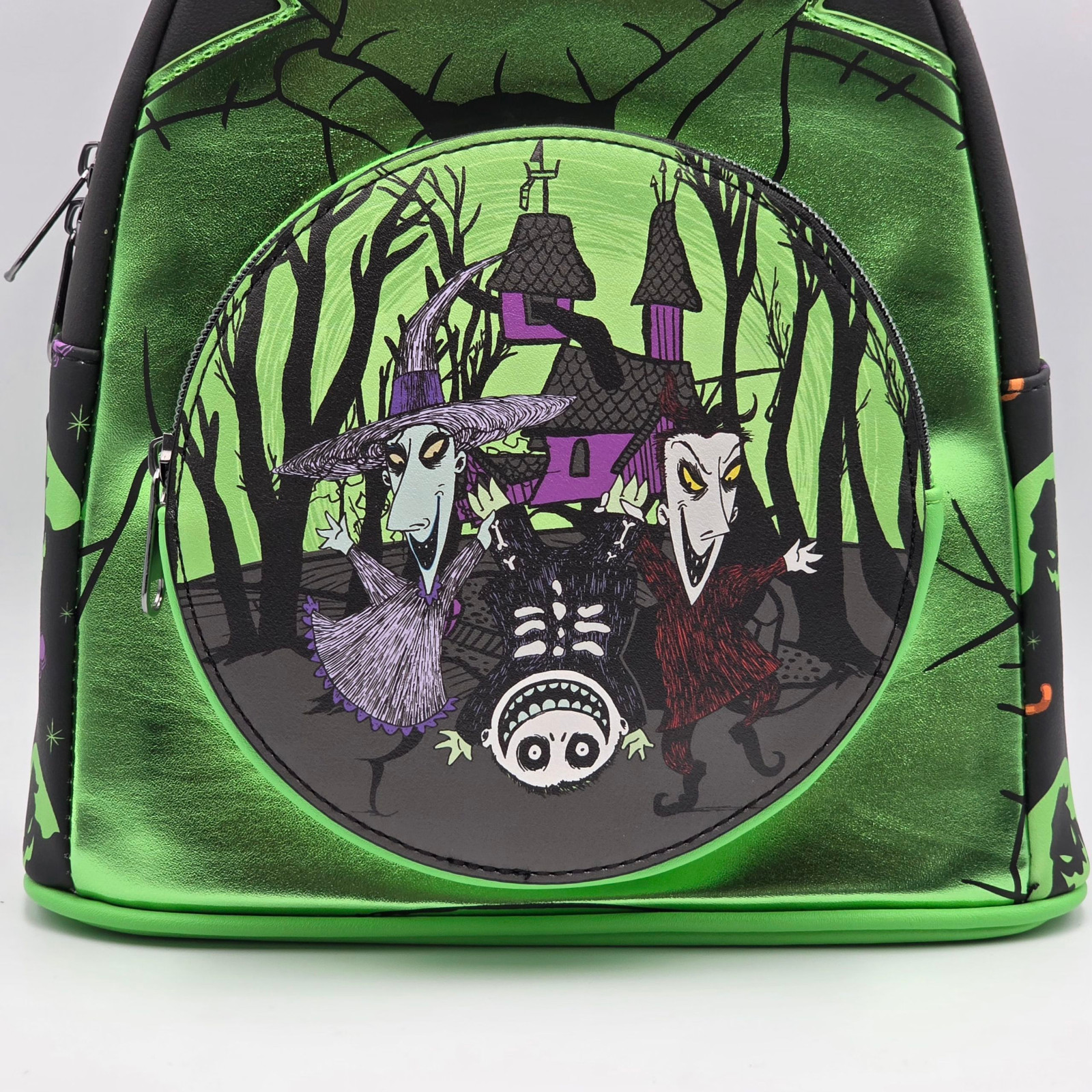 Loungefly The Nightmare Before Christmas Oogie Boogie Metallic Mini Backpack Bag