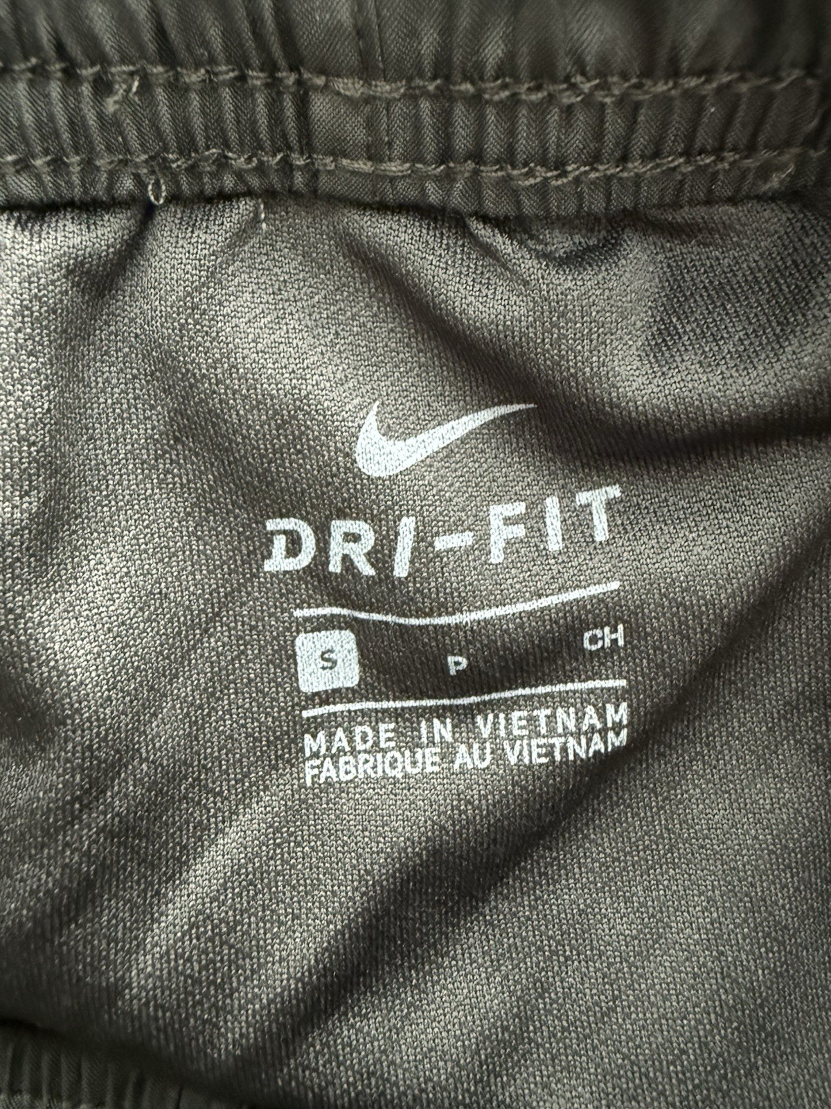Nike Air Dry Fit Logo Shorts Womens Small Black White Activate Running Athletic