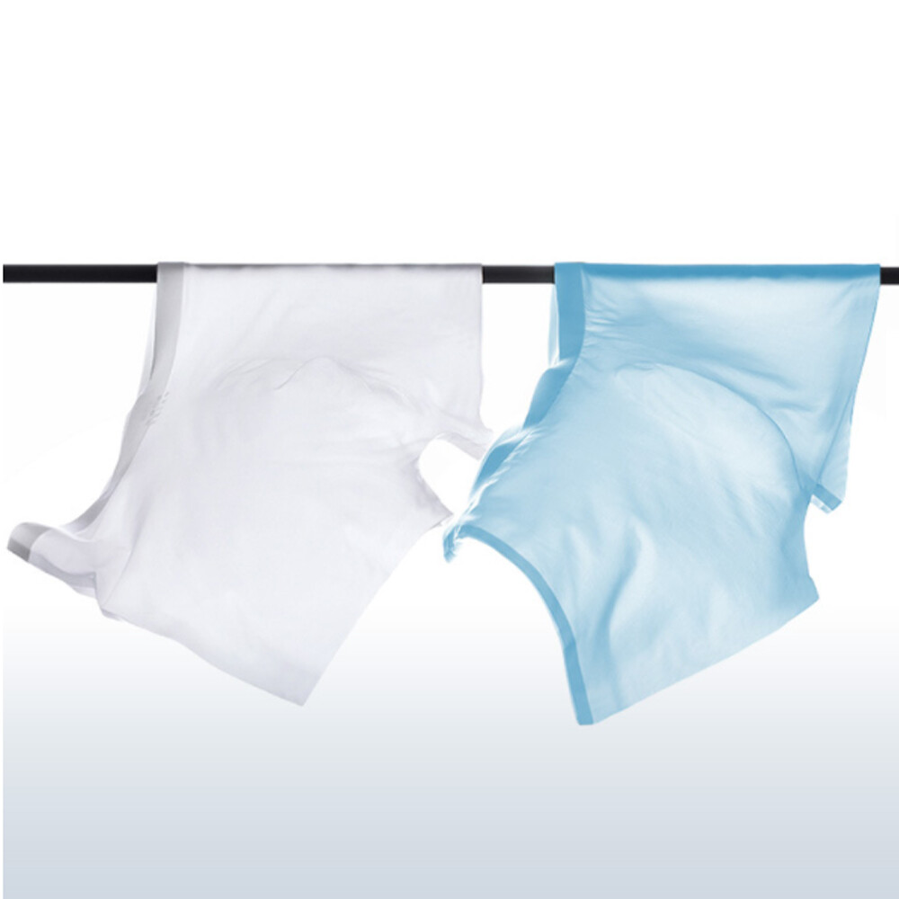 Sexy Men Ice Silk Seamless Boxer Briefs Pouch Underwear Shorts Trunks Underpants