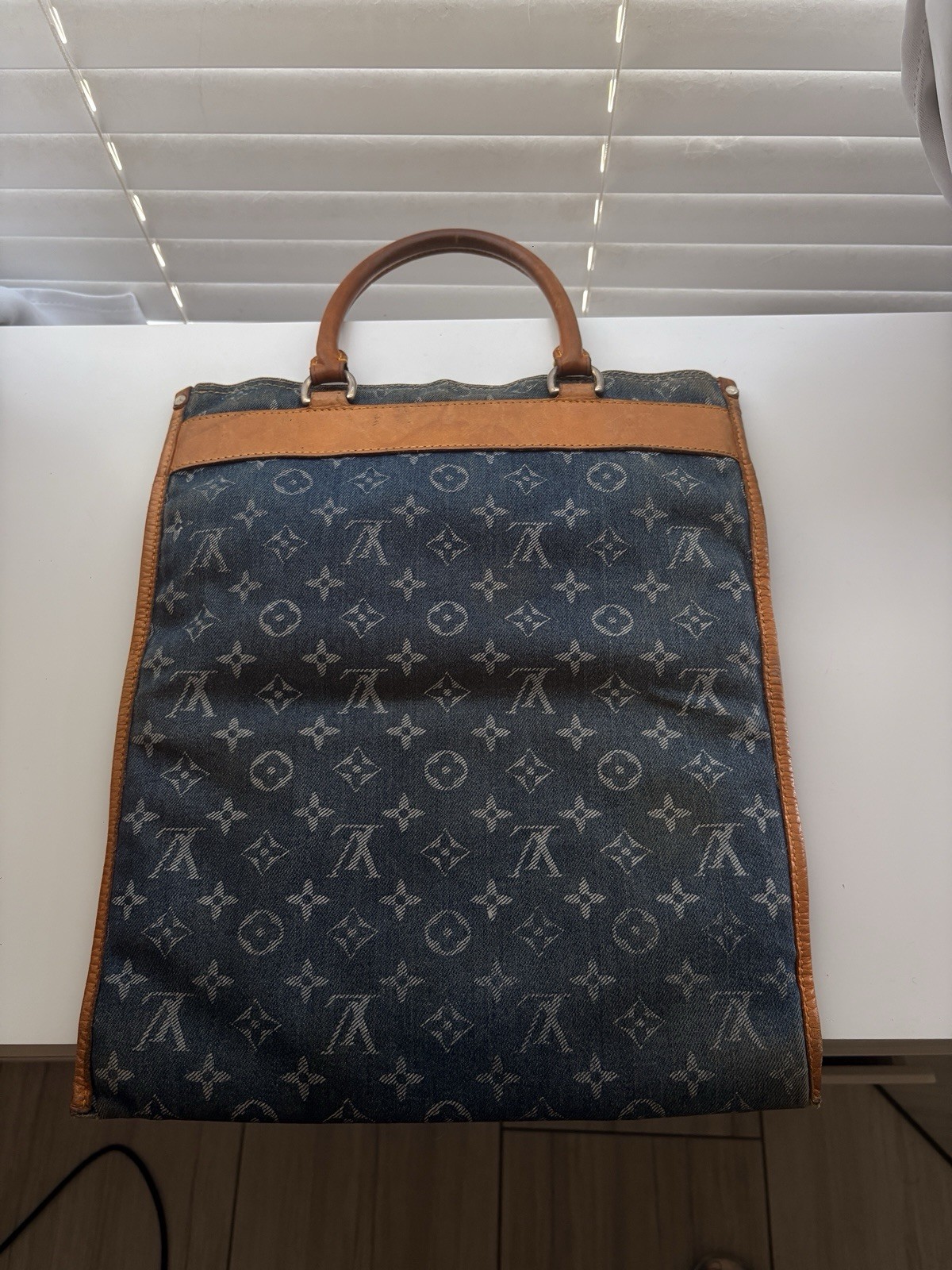 Louis Vuitton Vintage Monogram Top Handle Satchel Gold Hardware Pockets