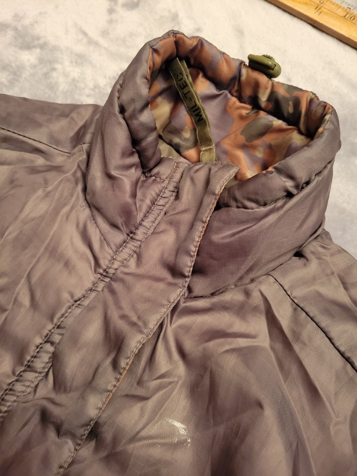 Mil Tec Sturm Thermal Jacket Men Small Reversible Camouflage German Military