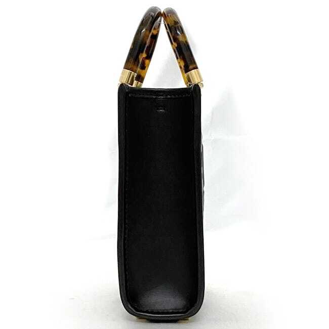 Fendi 2way bag sunshine mini f-21250 black tortoiseshell style 8BS051 unused