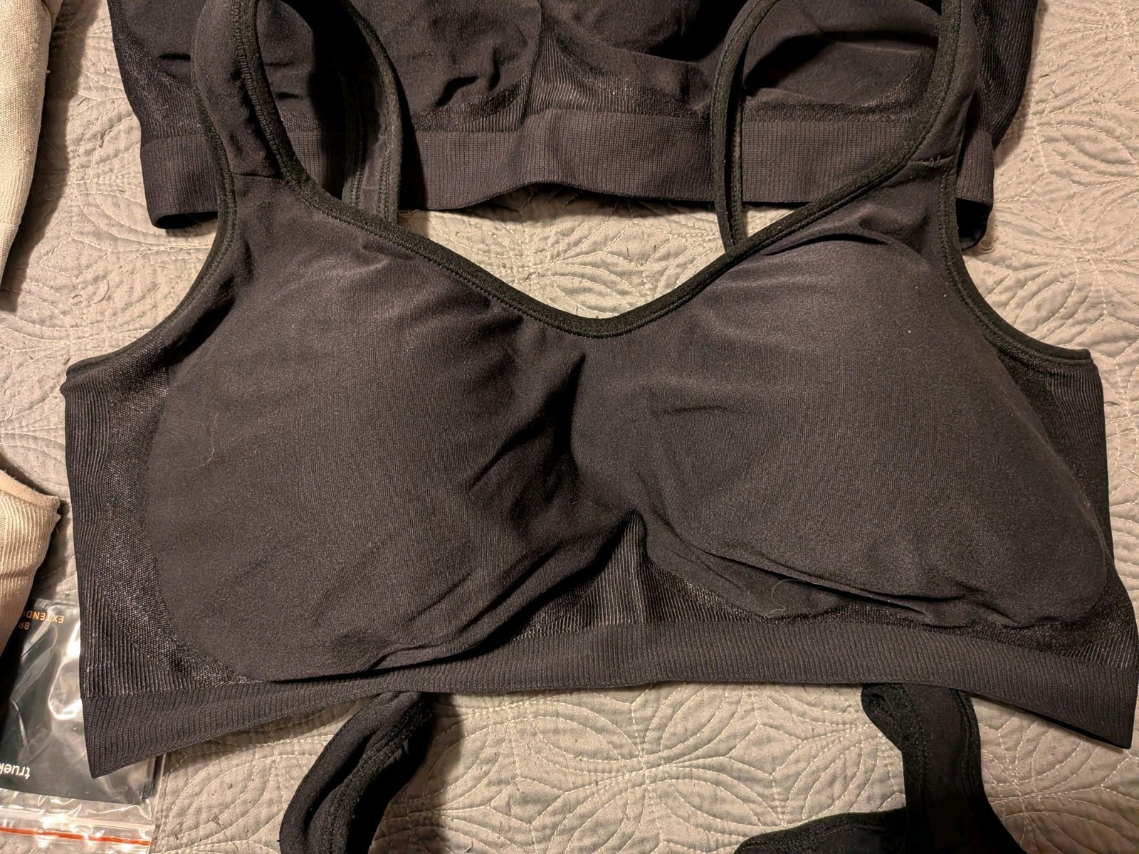 Truekind Bras, Size 2XL, Nude And Black Lot Of 6