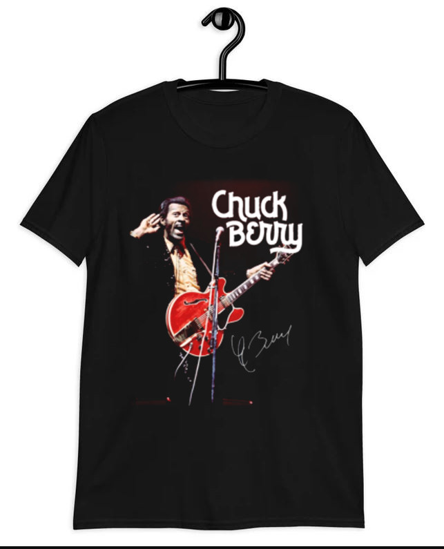 Chuck Berry Signature Tee Shirt Men All Size S to 5X