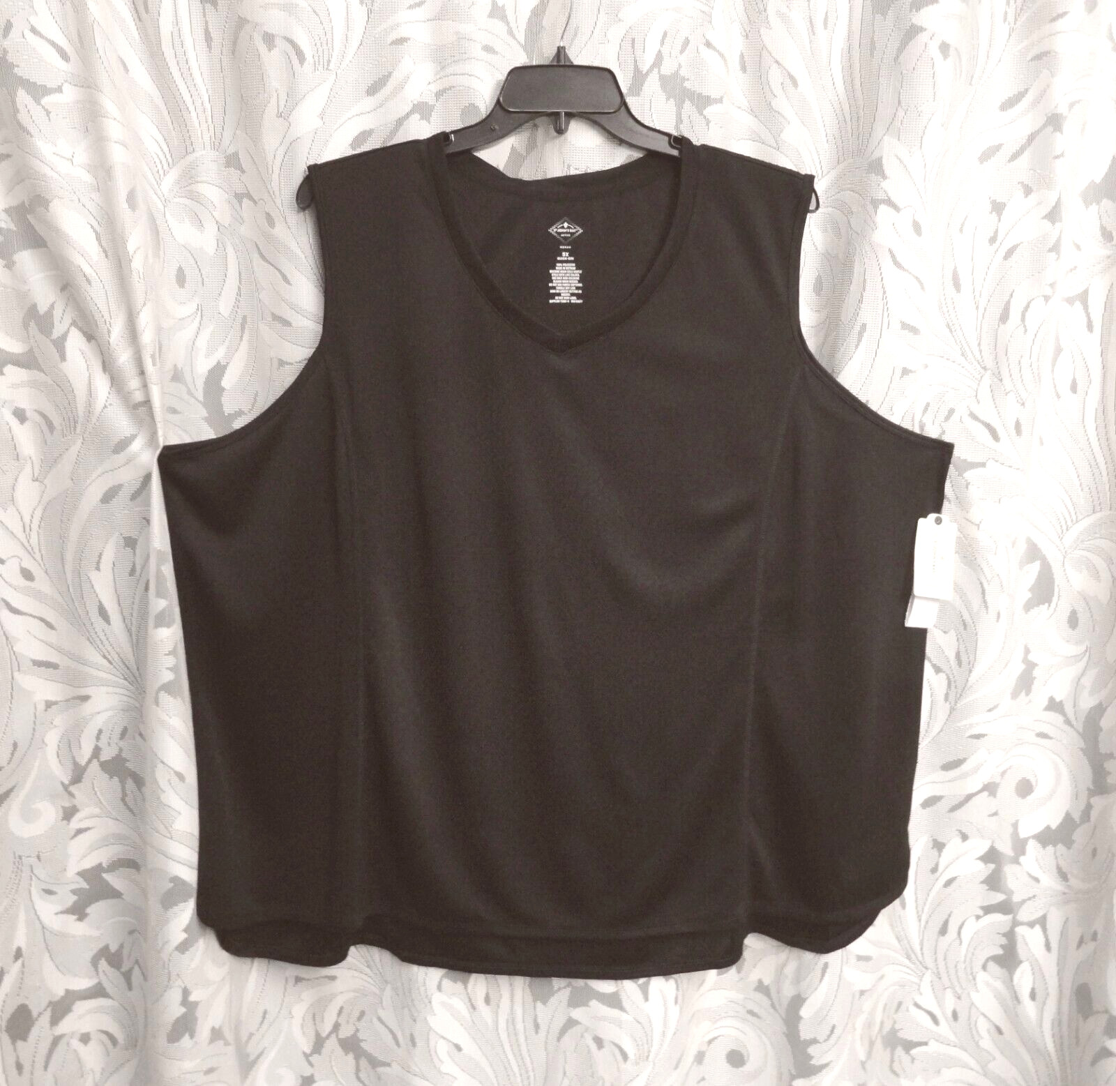 5X ST JOHNS BAY ACTIVE QUICK-DRI SOFT TIGHT KNIT MESH OUTER TANK CAMI SHELL TOP