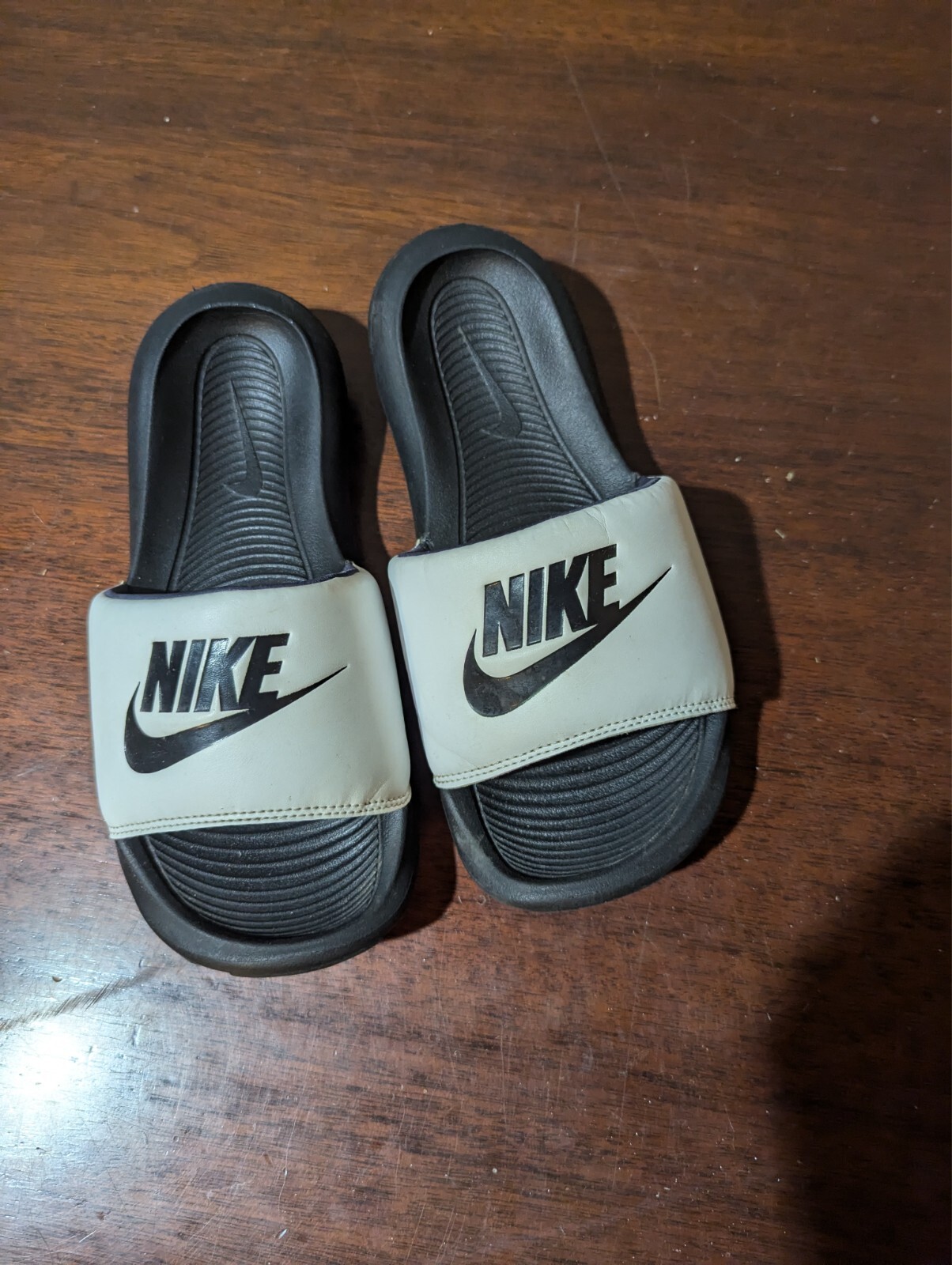 Nike Sandals Mens US 7 EU 40 Victori One Slide Black/White CN9675 005