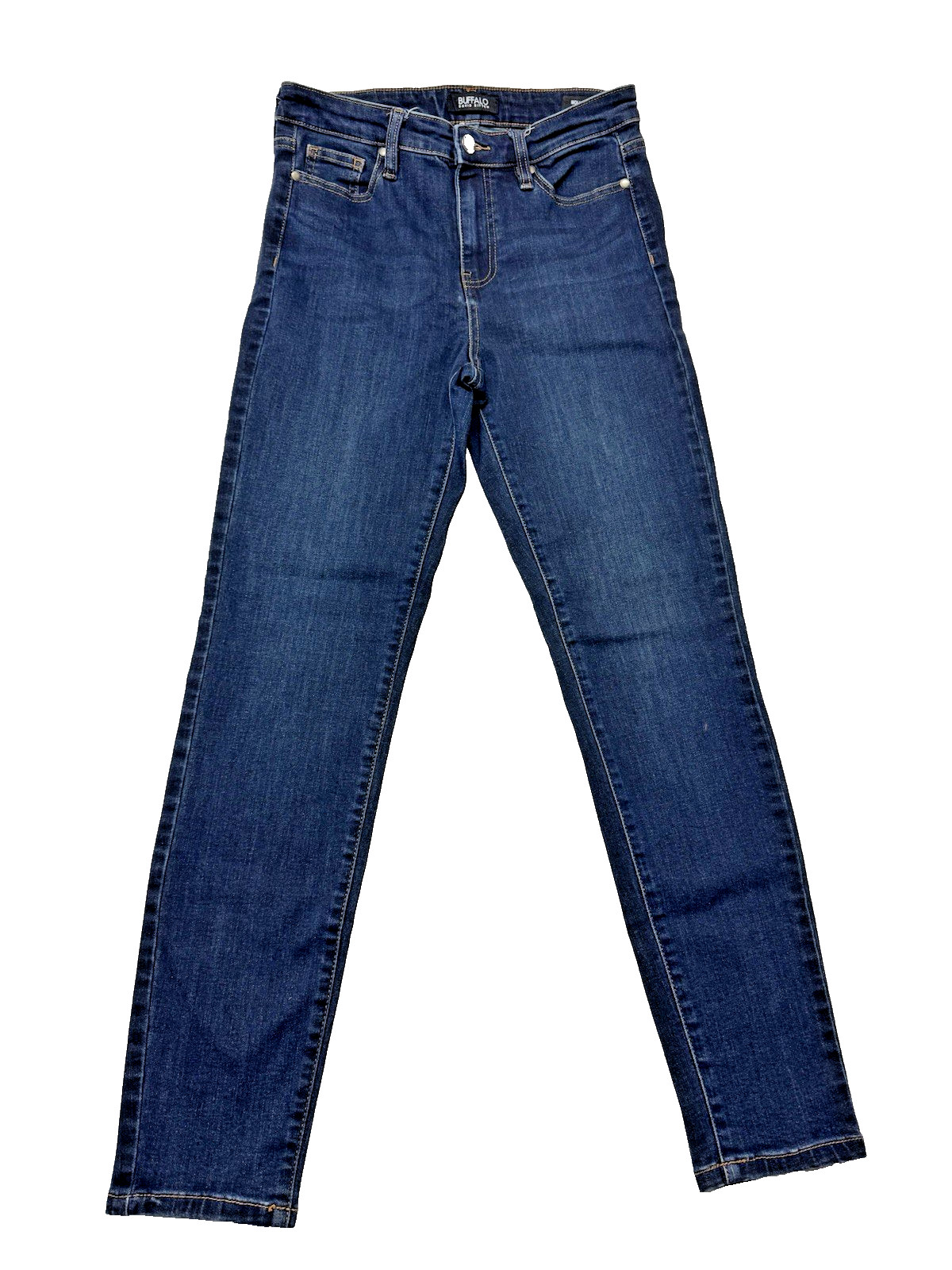 Buffalo David Bitton Mollie Women’s 4/27 High-Rise Stretch Skinny Jeans Drk Blue
