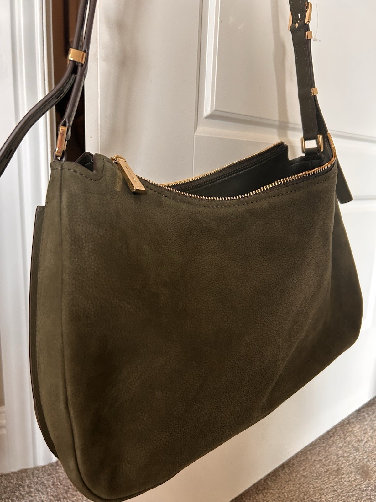 MICHAEL Michael Nolita Medium Nubuck Shoulder Bag