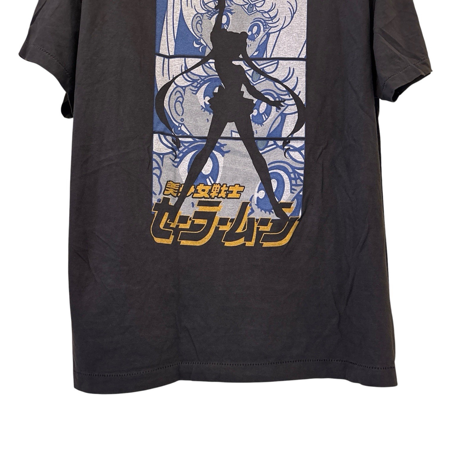 The Eyes Sailor Moon 1998 Anime Vintage Black Tshirt REPRINT Single Stitch Sz L