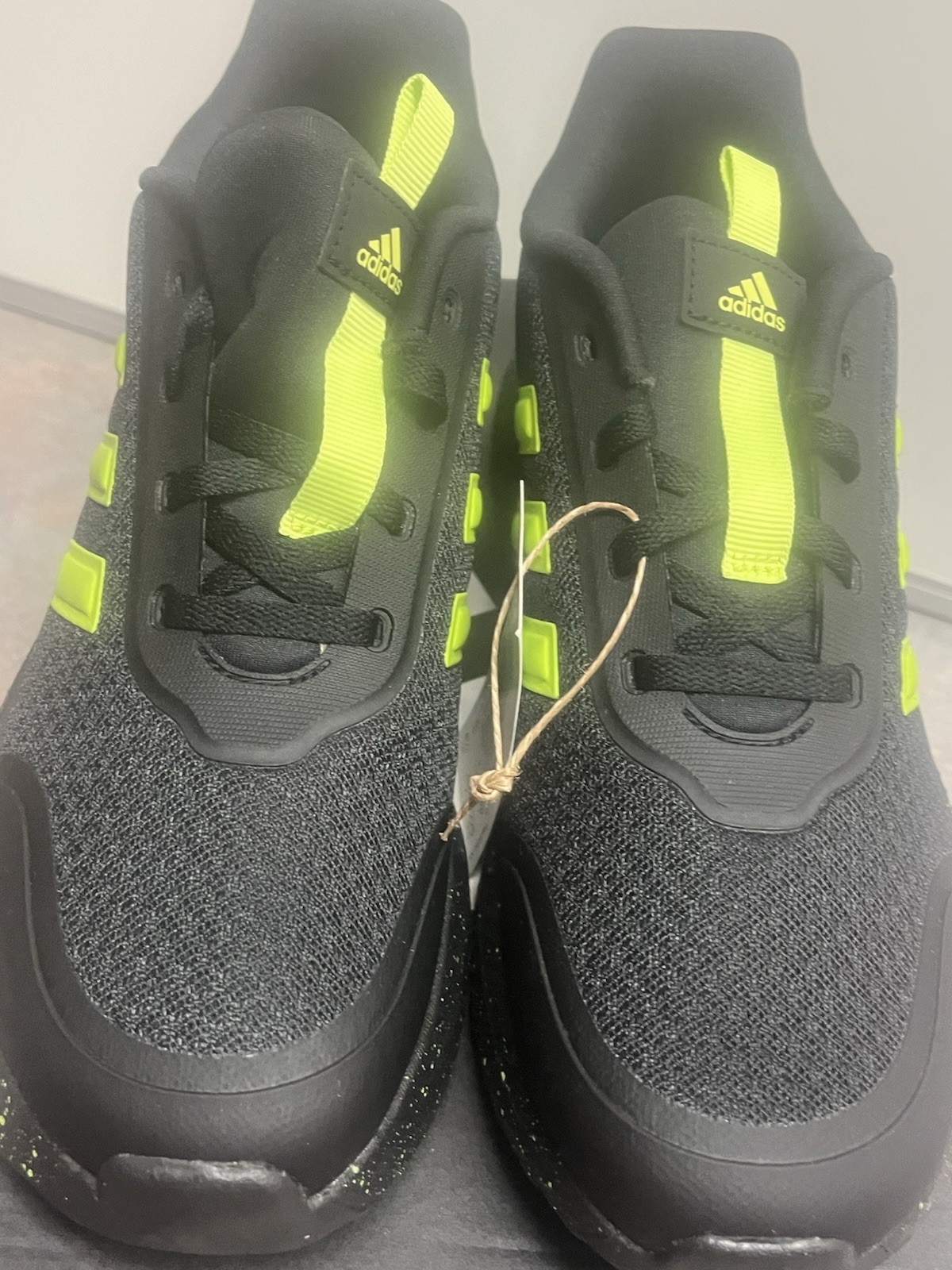adidas X_PLRPATH KJ1817 Breathable Mesh Low Top Lace-Up Sneaker Black/Green