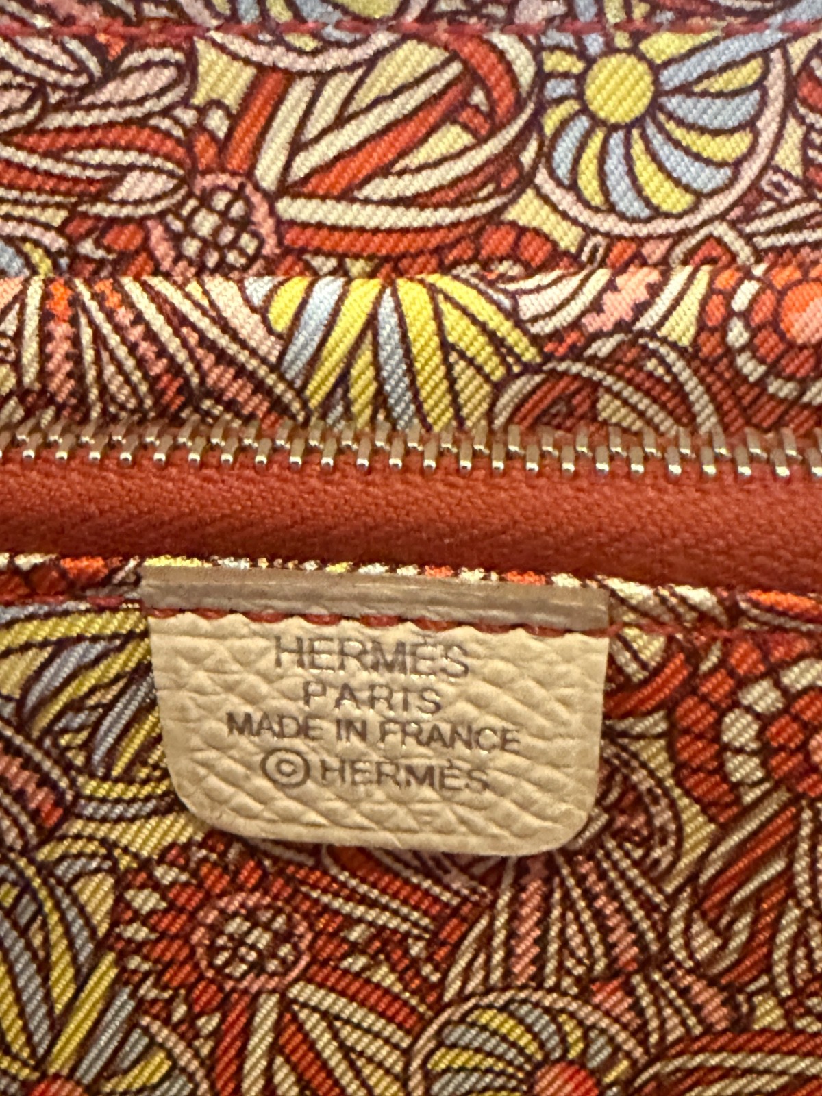 Hermes Epson Silk’In Classique Long White /Cream /Chalk Wallet
