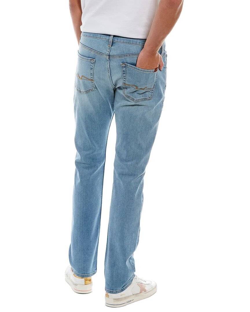 7 For All Mankind Men’s Tapered Straight Leg Jeans Size 36 x 33 NWT Laguna Wash