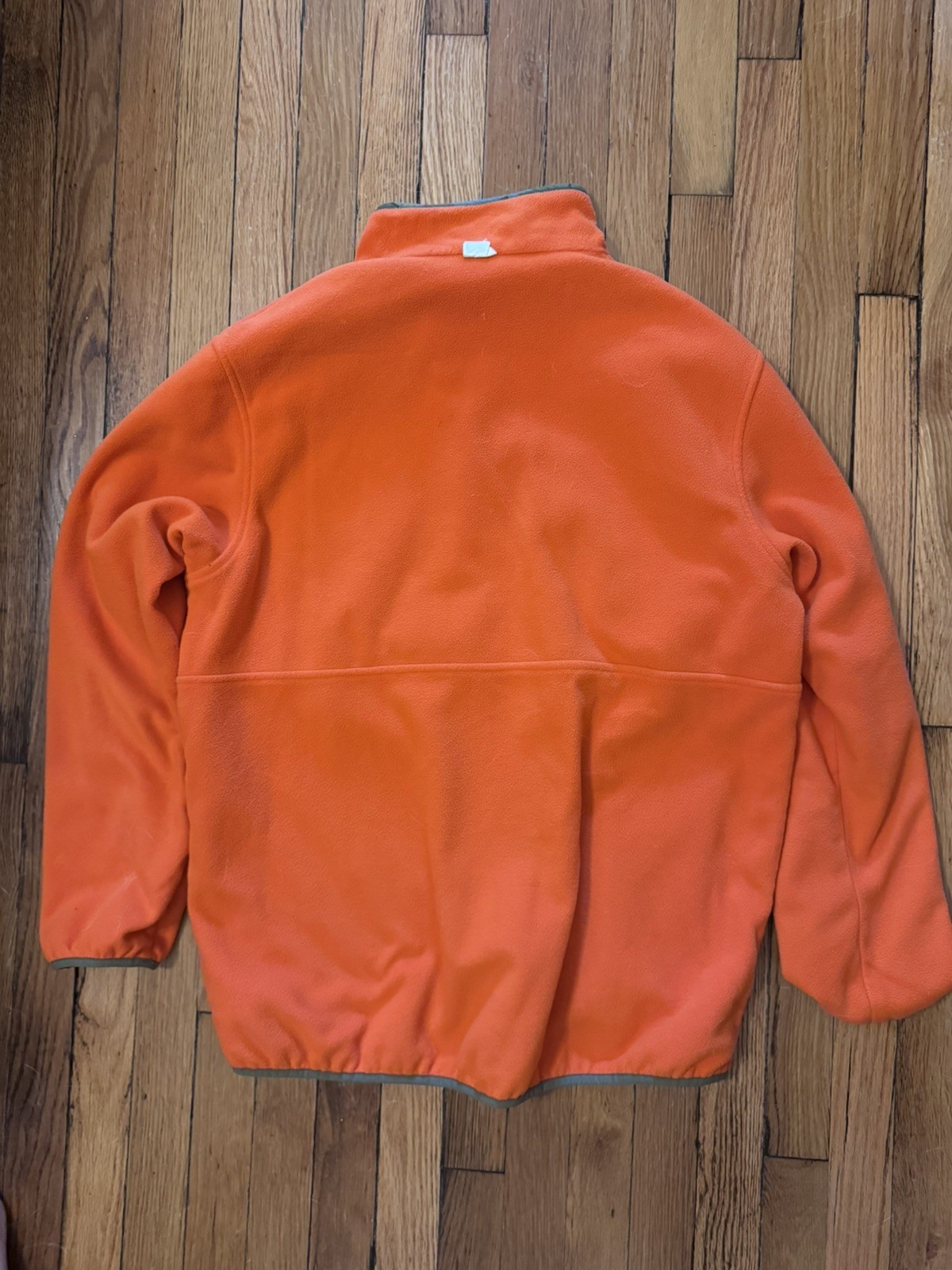 Patagonia Men’s Reversible Snap-T Glissade Pullover – Rare Camo and Orange Large