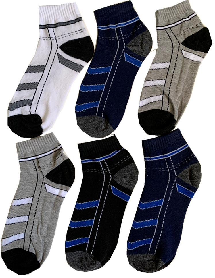 6-12 Pairs Mens Ankle Quarter Socks Cotton Casual Size 9-11 10-13 (#602-16)