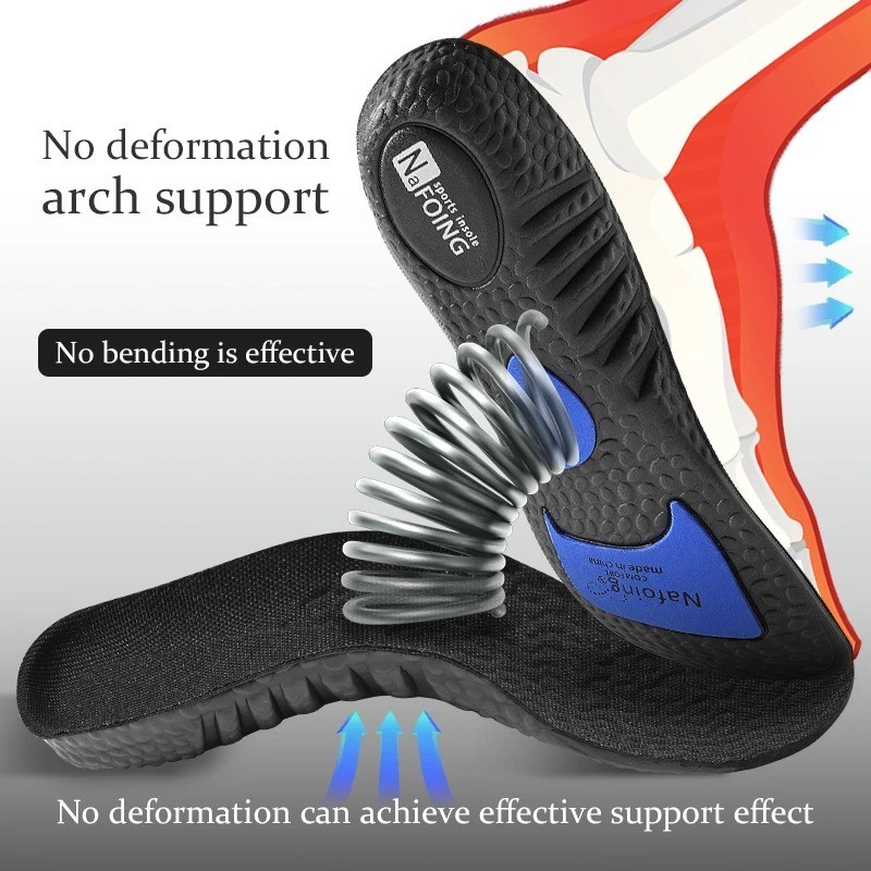 Orthotic EVA Shoe Insoles Arch Support Shock Absorption Breathable Cushion Pads.