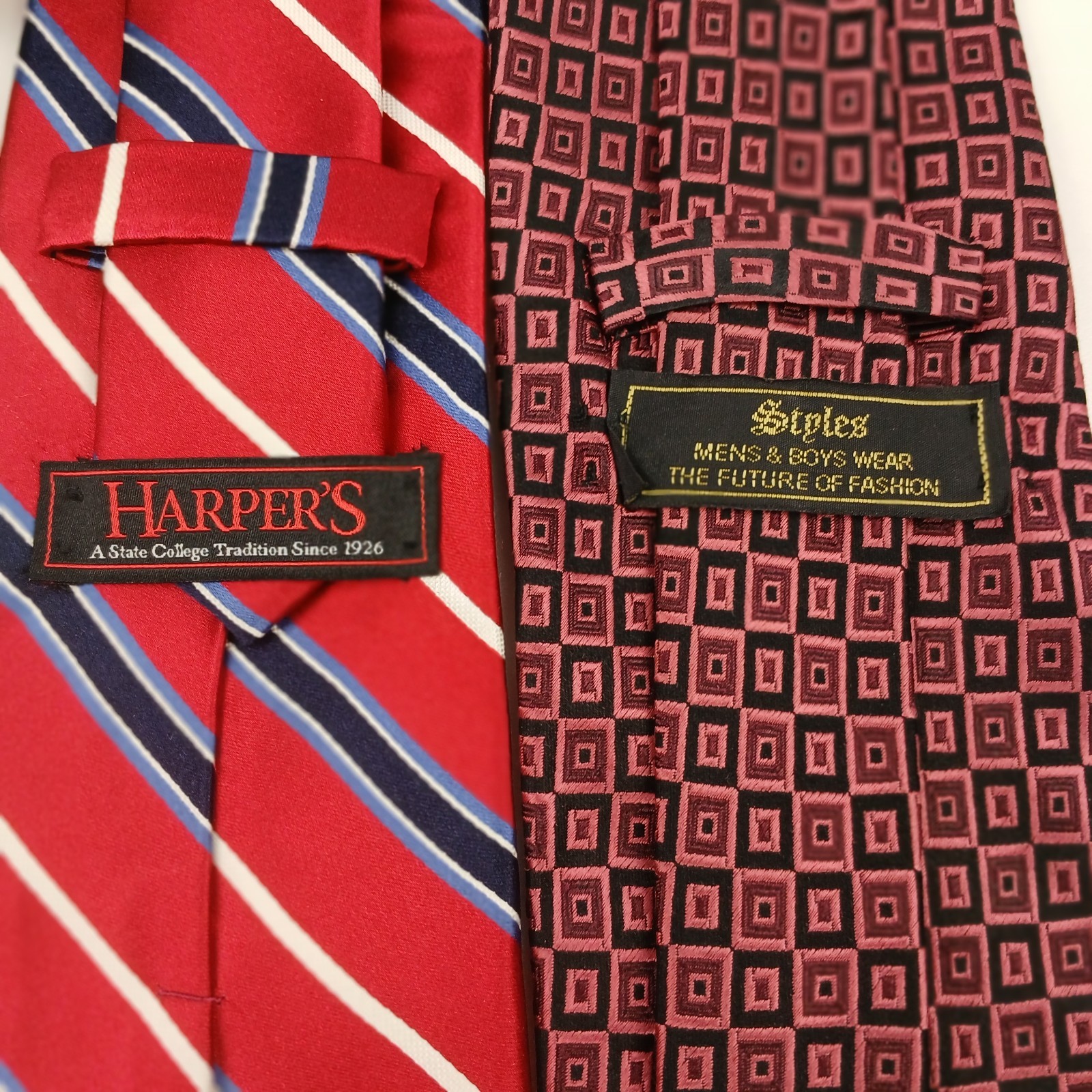 12 Vintage Mens 100% Silk Ties Mixed Colors & Patterns Classic 57″-60″