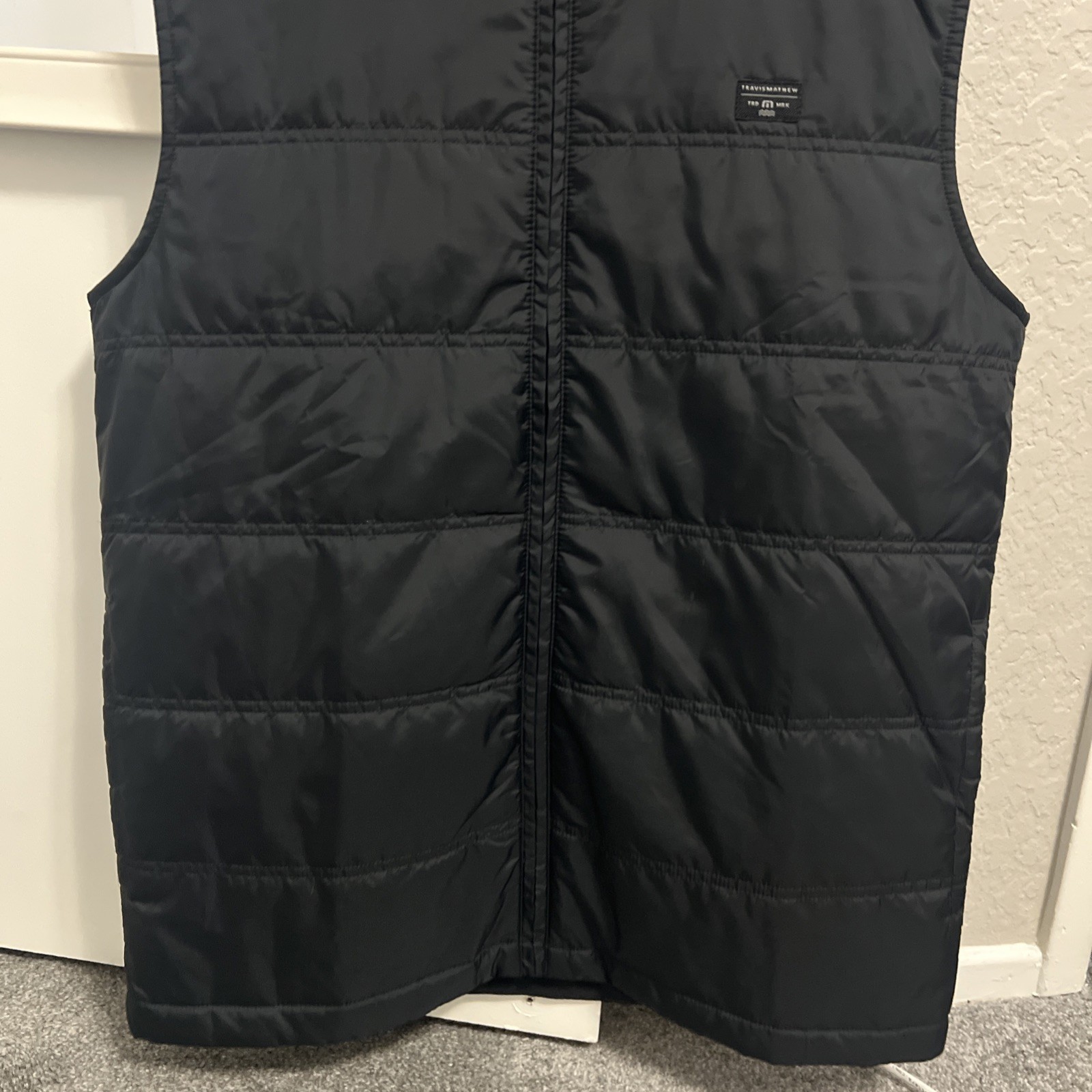 Travis Mathew Vest Black Men’s Size Medium New