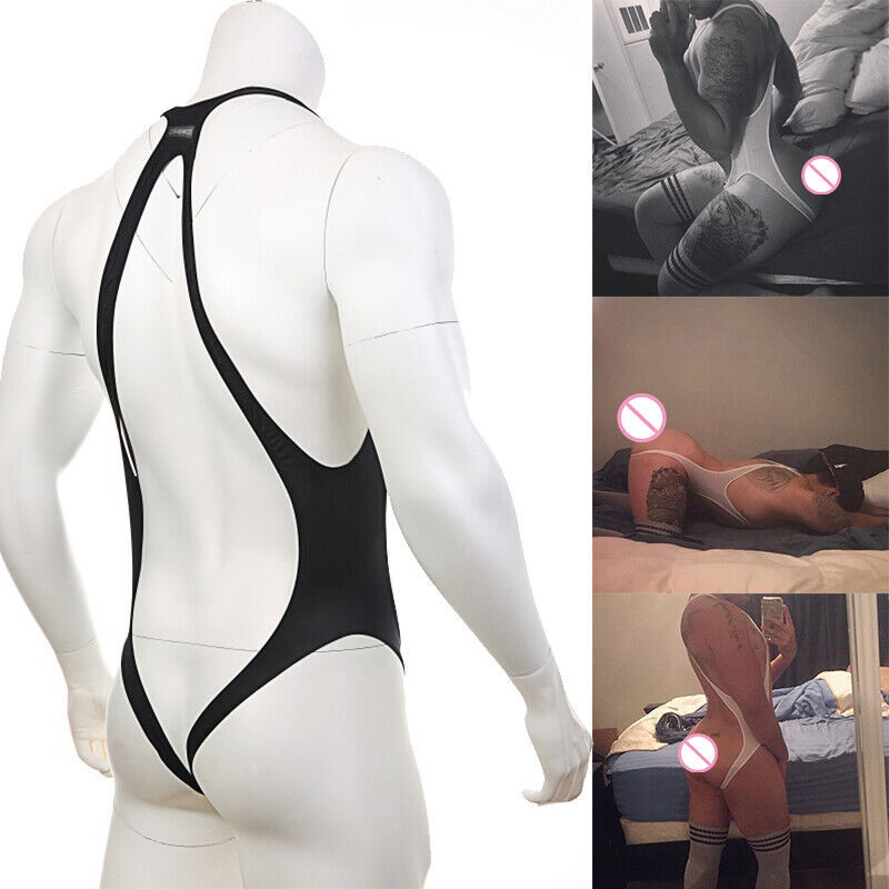 Hot Mens Bodysuit Leotard Jockstrap Jumpsuit Underwear Sexy Wrestling Singlet