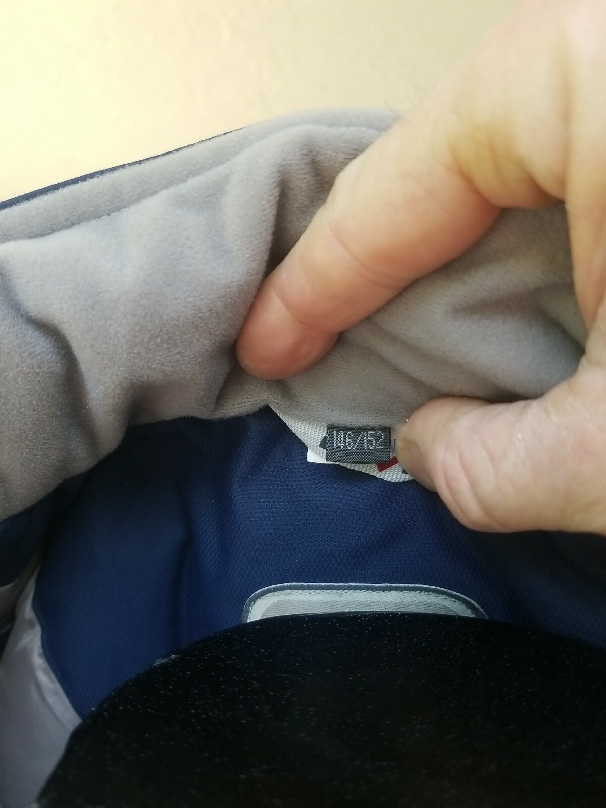 Five Aluminum Muinimum hoodie Jacket size 146/152 Blue with grey. Small