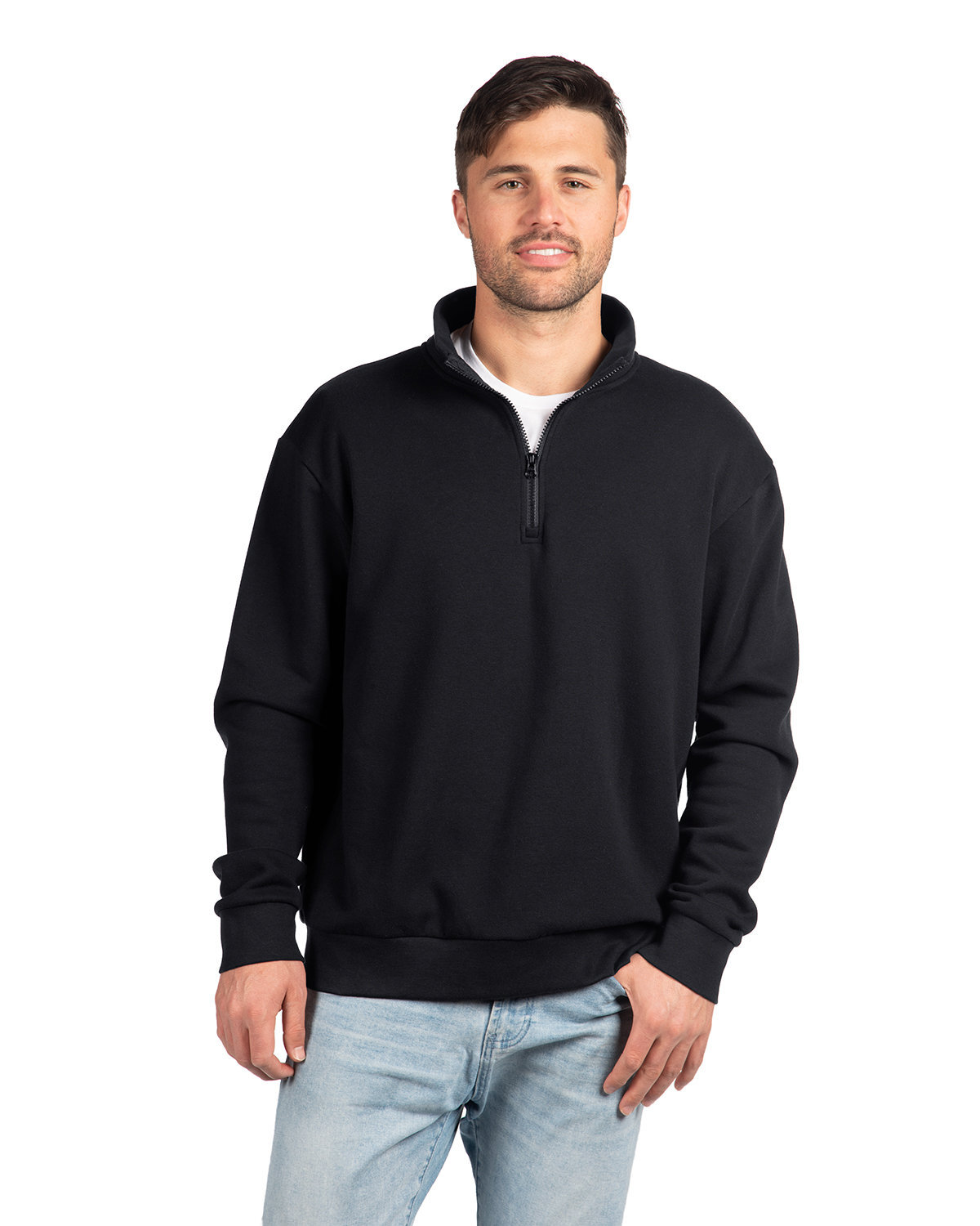Next Level Apparel Unisex Fleece Quarter-Zip – 9643