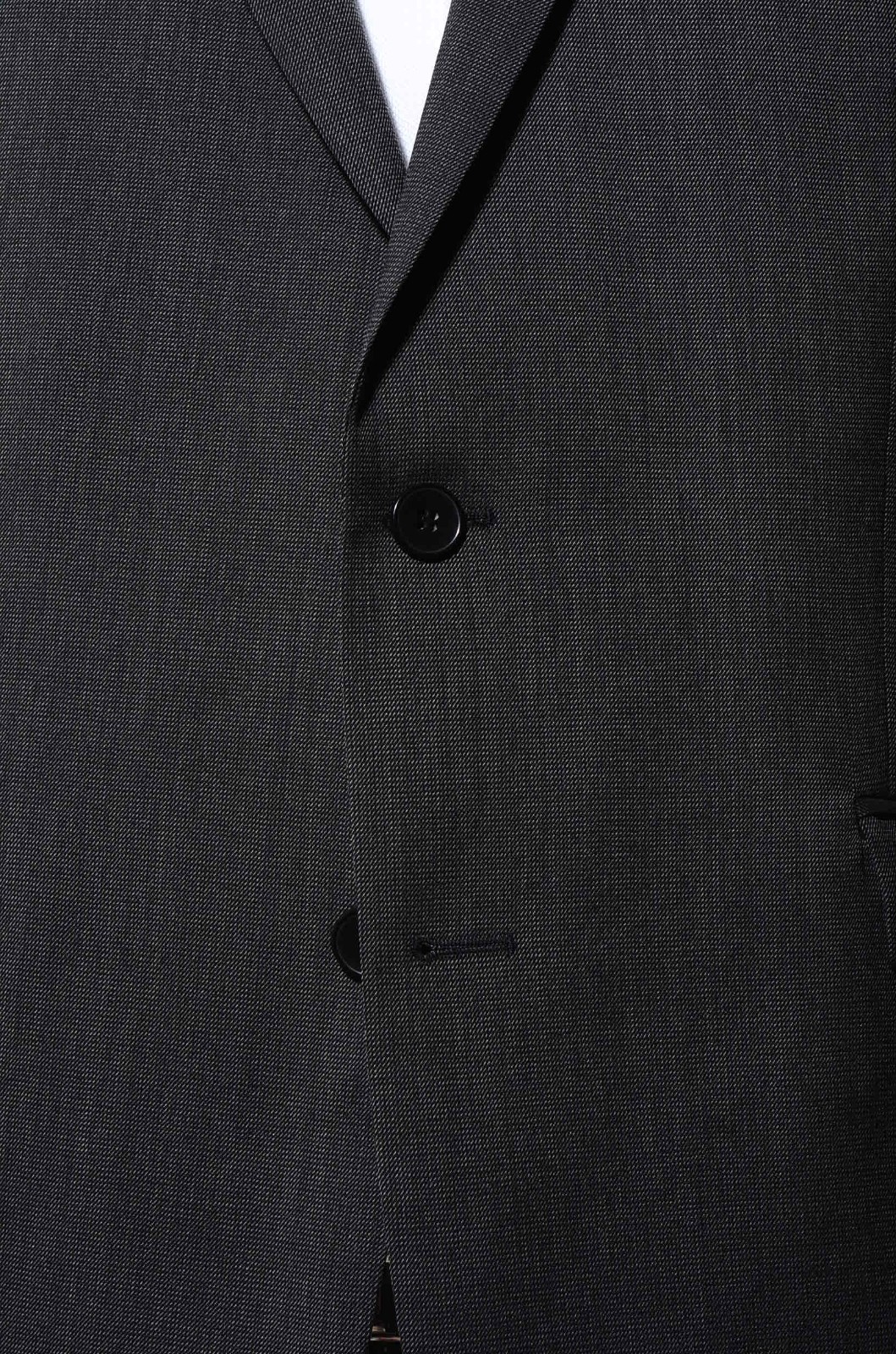36 Strellson Gray Nailhead Worsted-Wool 2-Piece Suit 31×29.5 Trousers Jacket XS