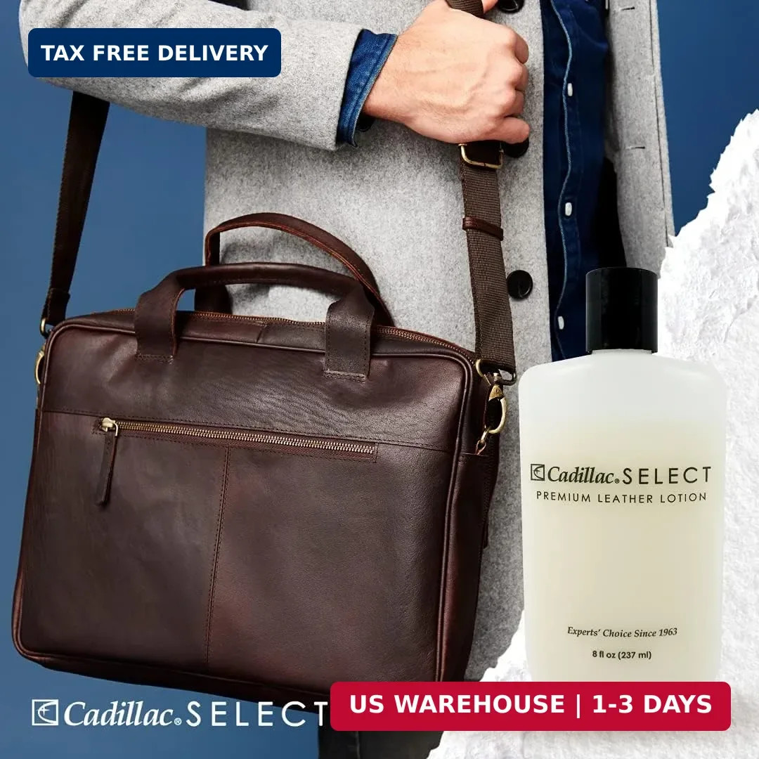 Cadillac Select Leather Lotion Cleaner and Conditioner- For Handbags, Sofas, Jac