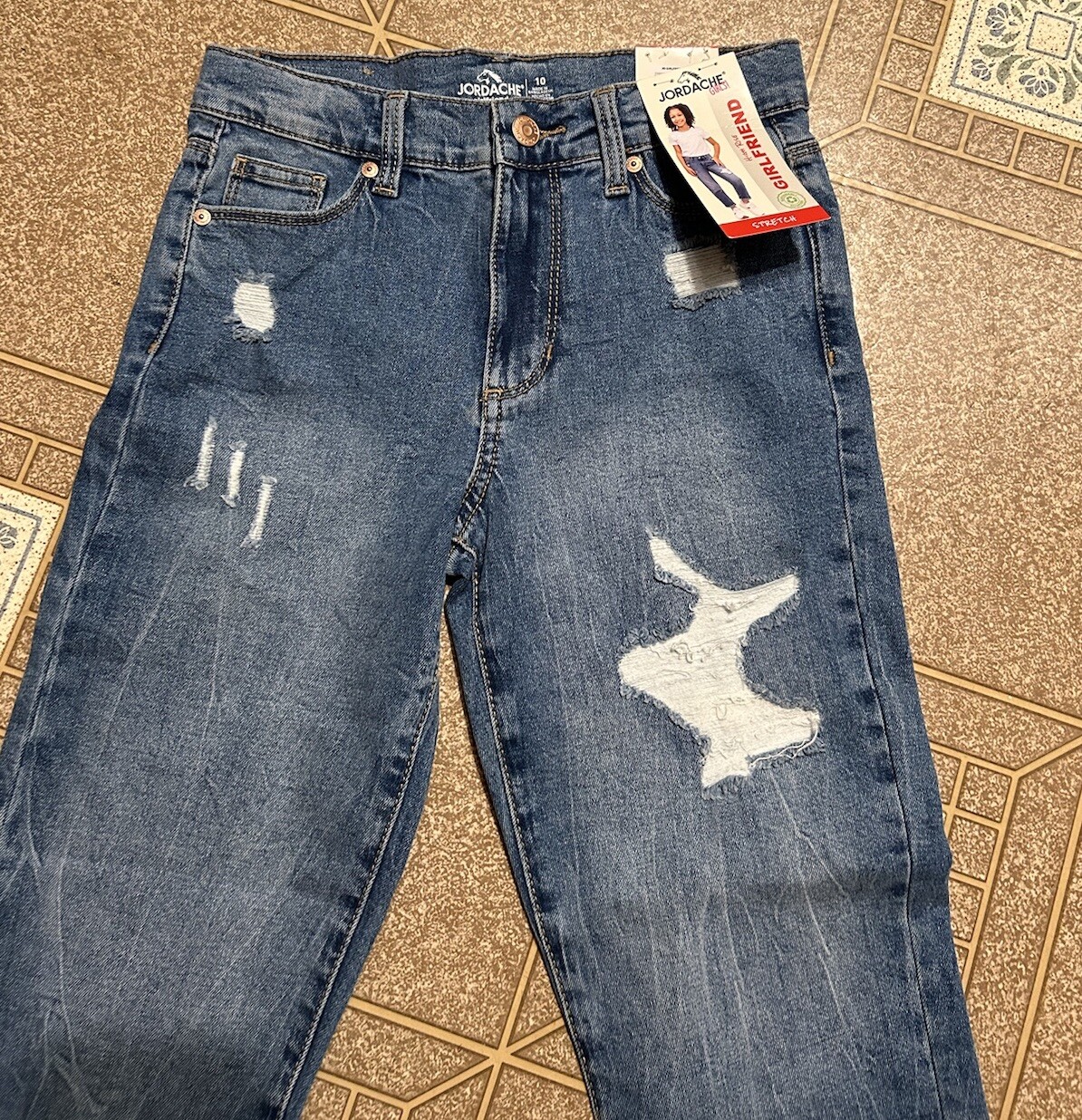 Jordache “Girls Size 10” Girlfriend High Rise Stretch Jeans