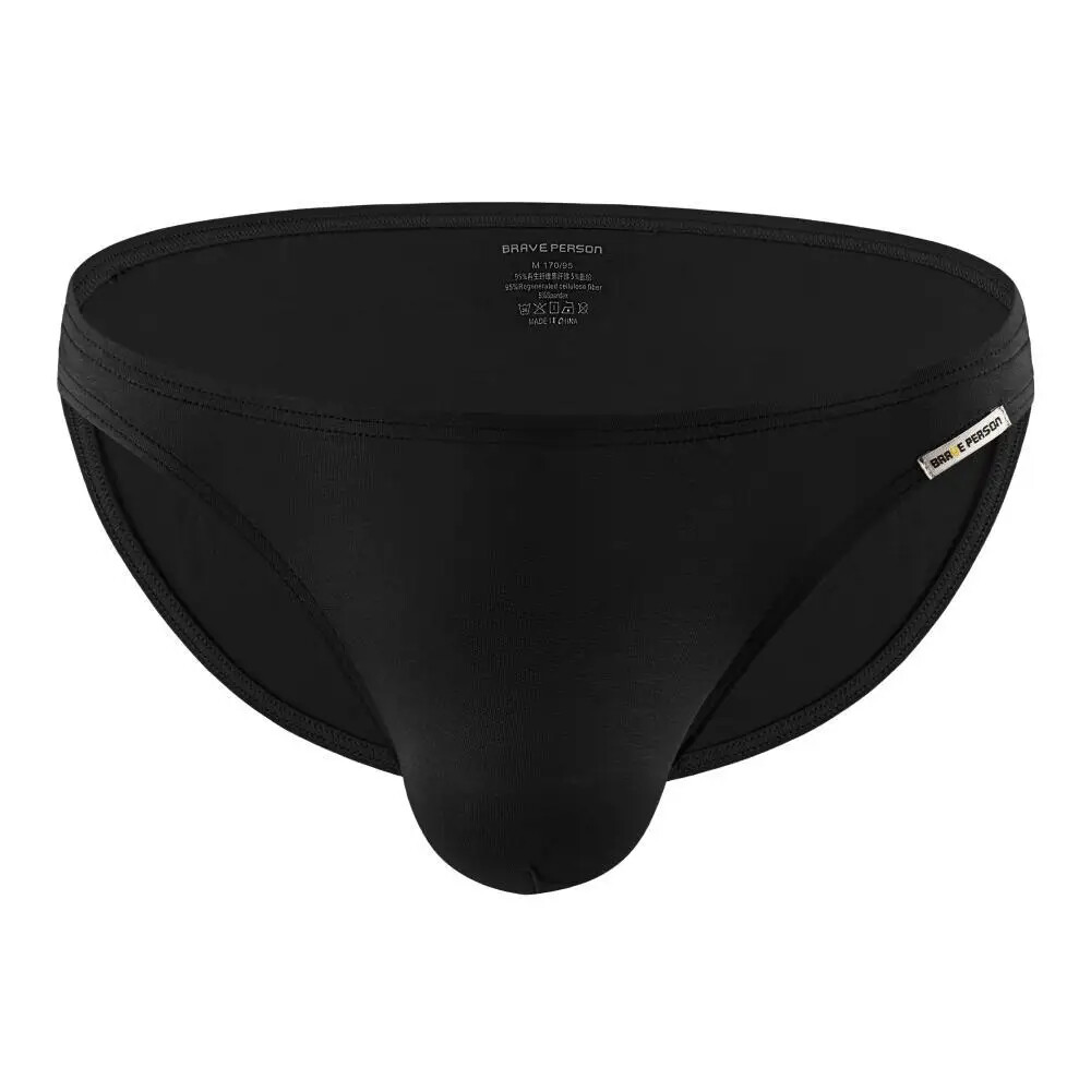 Men’s Underwear Briefs Bamboo Breathable Soft TAGLESS Sexy Bikini 12 Colors