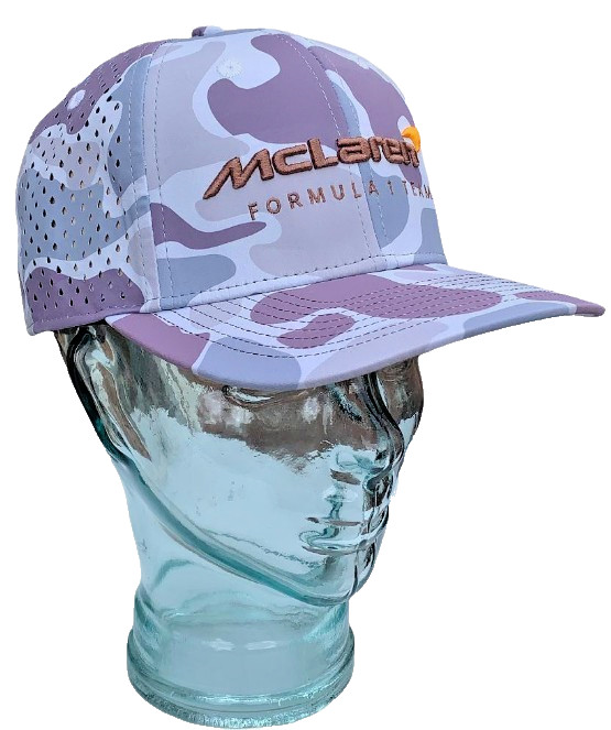 McLaren F 1 Team Pro-Model Multi-Color CAMO Performance Cap. Sturdy 6-Panel.
