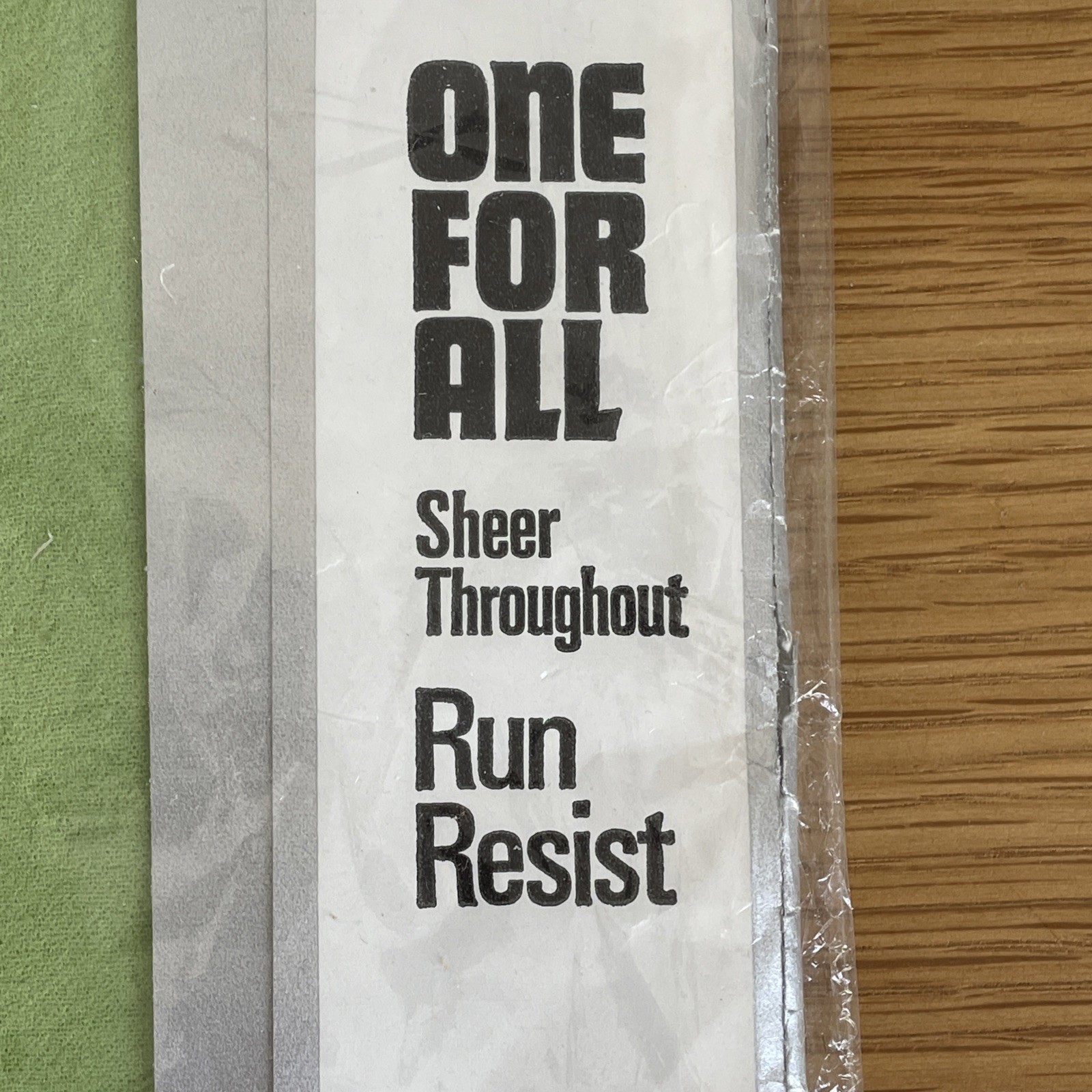 MARY QUANT TIGHTS ONE SIZE UP TO 40” GRANNY SMITH GREEN VINTAGE IN PACK UNUSED