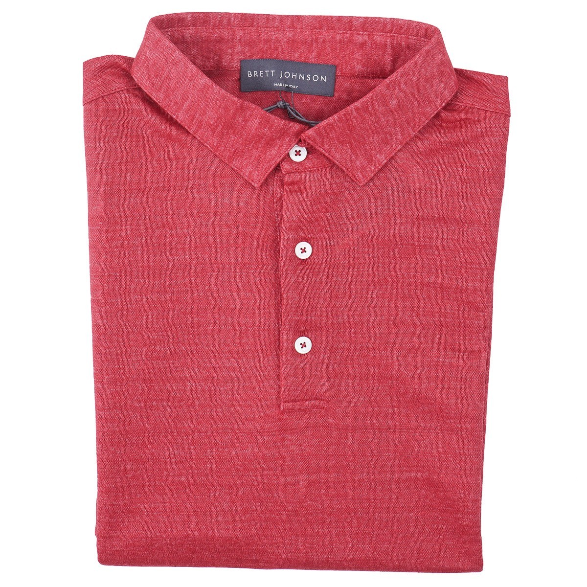 Brett Johnson Lightweight Extrafine Jersey Linen Polo Shirt Slim 3XL (Eu 58) NWT