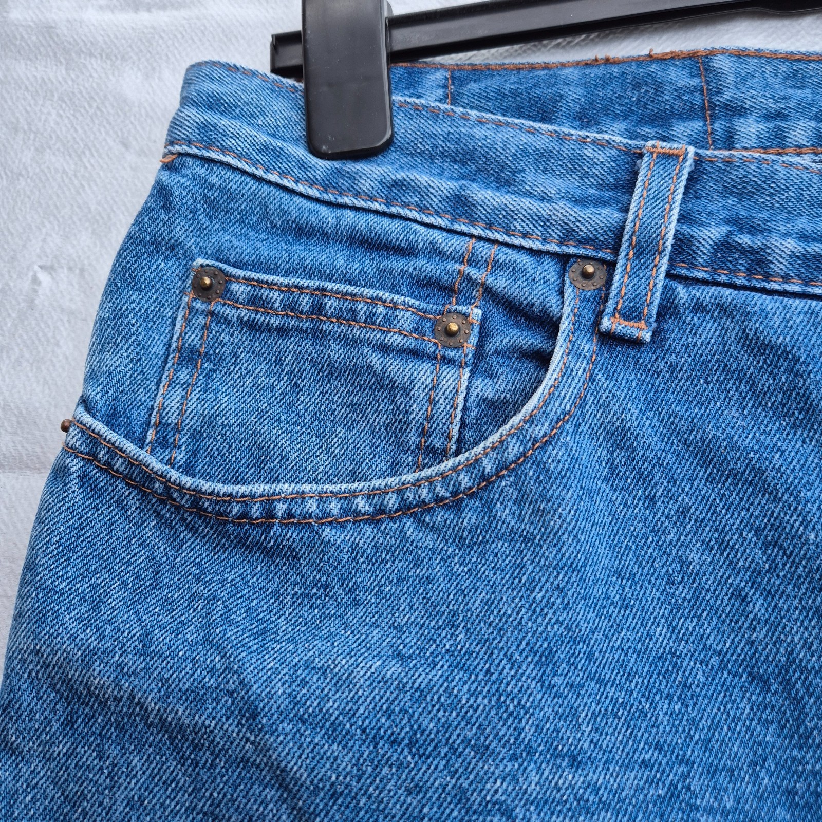 Lee Cooper Mens Regular Fit Straight Jeans Blue Denim W36 L32 Cotton Vintage
