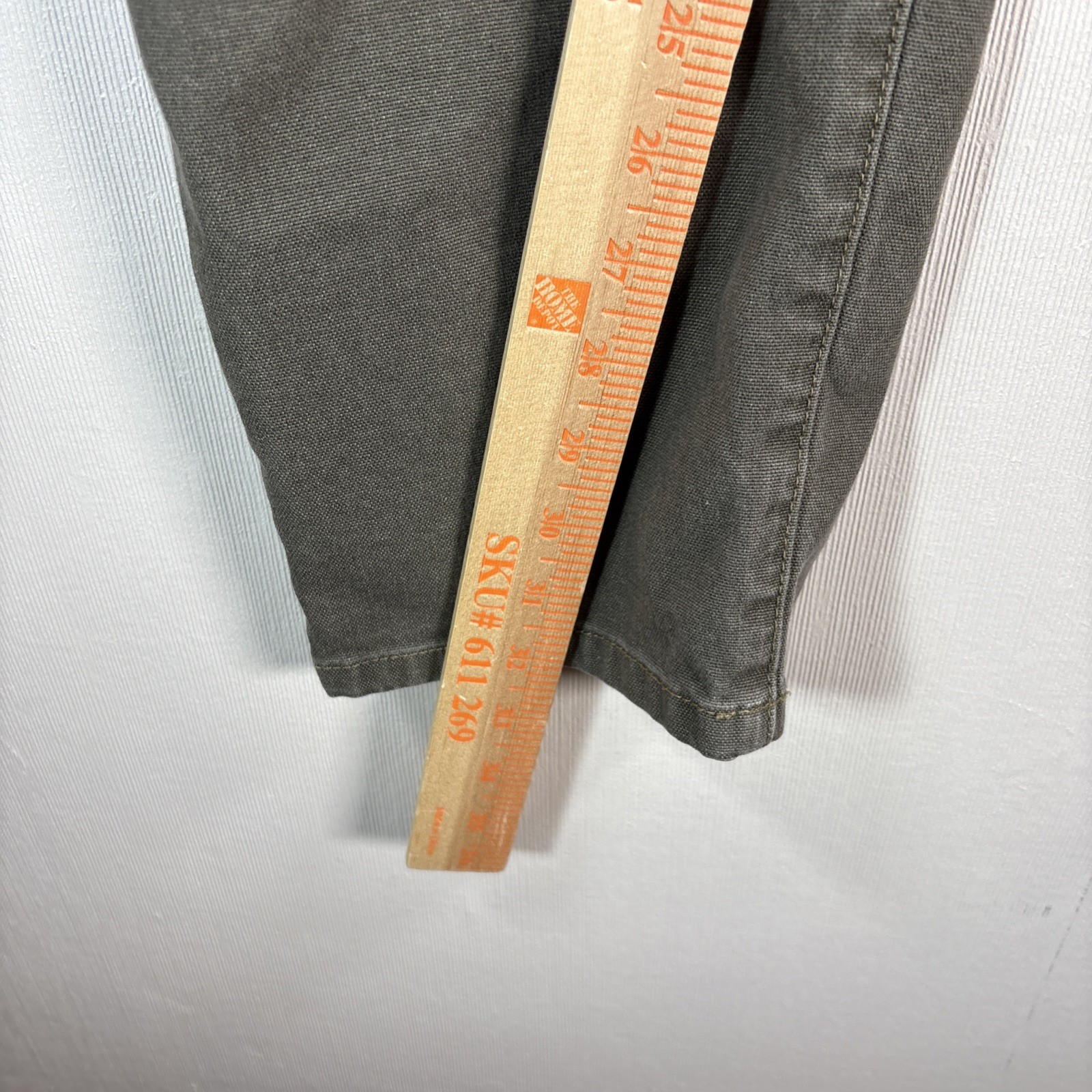 Proof Rover Pants Mens 34×32 Green Slim Fit Huckberry Stretch Canvas Straight