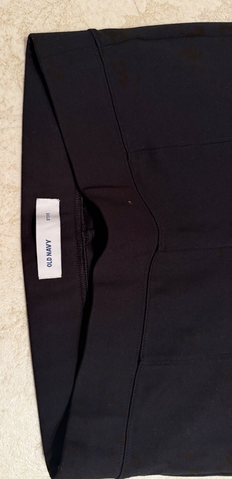 Old Navy Stevie Ponte Pants Women’s M Black Pull On Elastic Waist Skinny/Career