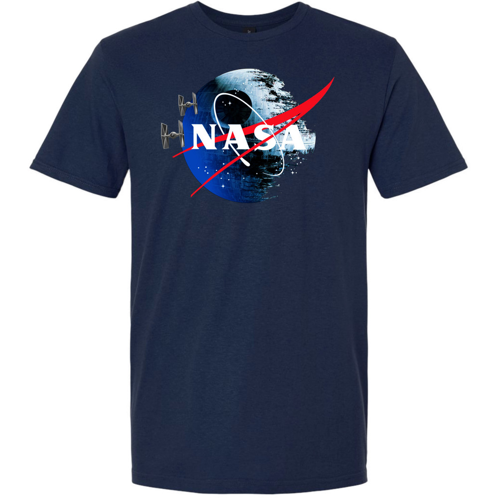 The Death Star NASA T Shirt 100% Ring Spun Cotton Gift New