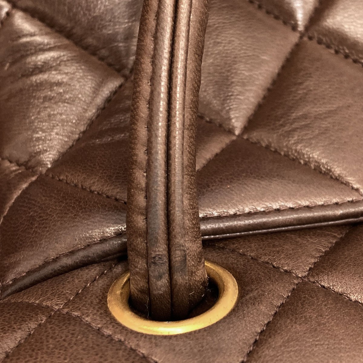 CHANEL Matelasse GoldHardware Tote Bag Lambskin Ladies [Used]