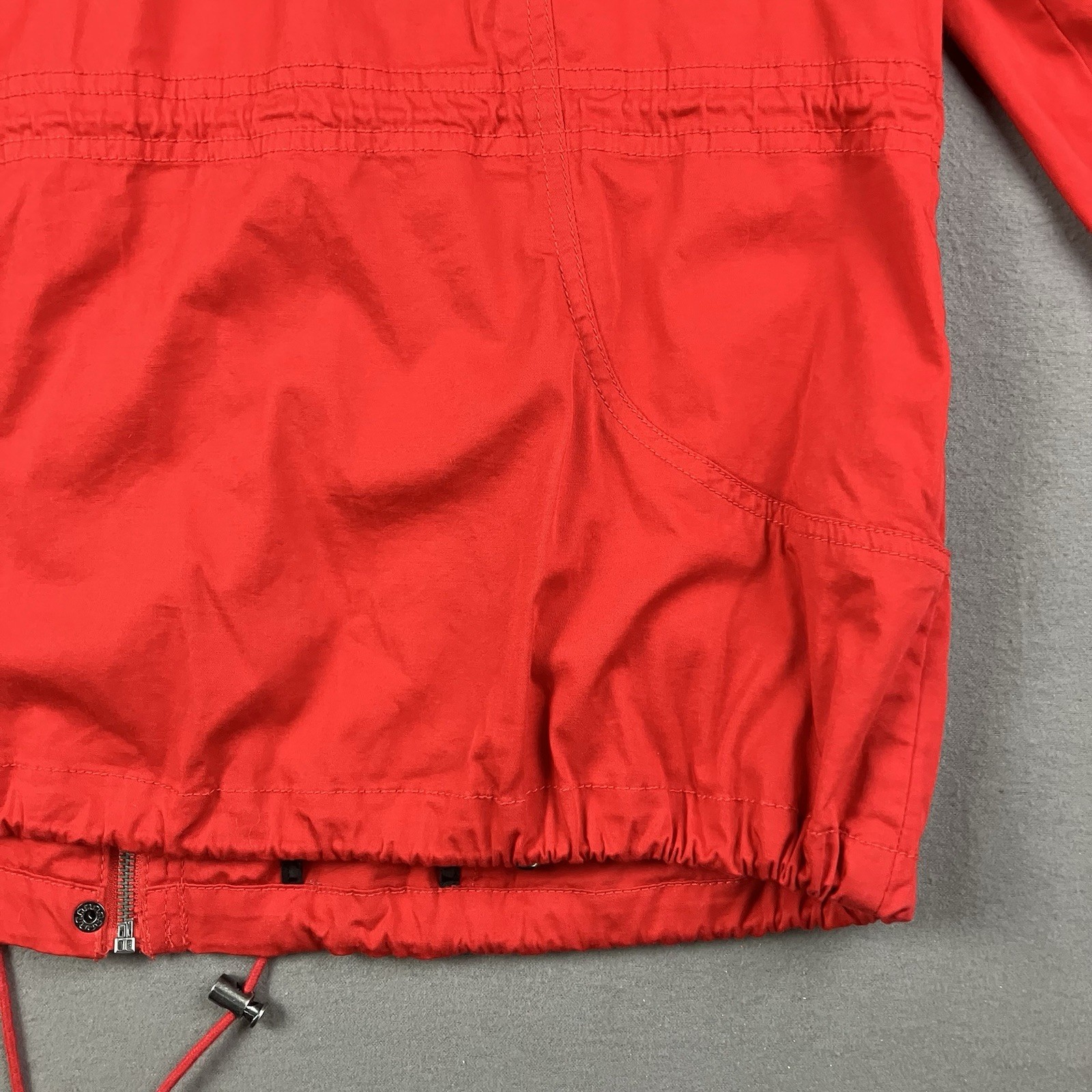Style & Co. Women’s Size Large Red Jacket Full Zip Button Snap Outdoor Coat
