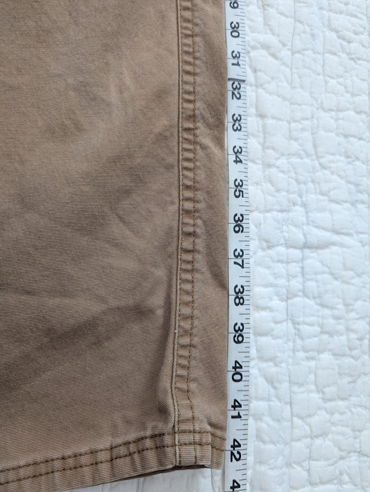 Legendary Outfitters Men’s Canvas Pants 38X32 Brown Stretch Workwear Hunting
