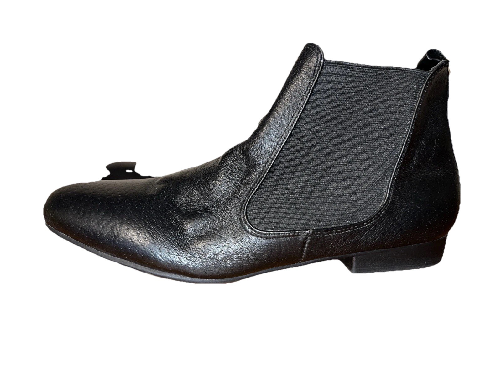 CHINESE LAUNDRY Black Leather SZ 10 M Britt Booties 4585