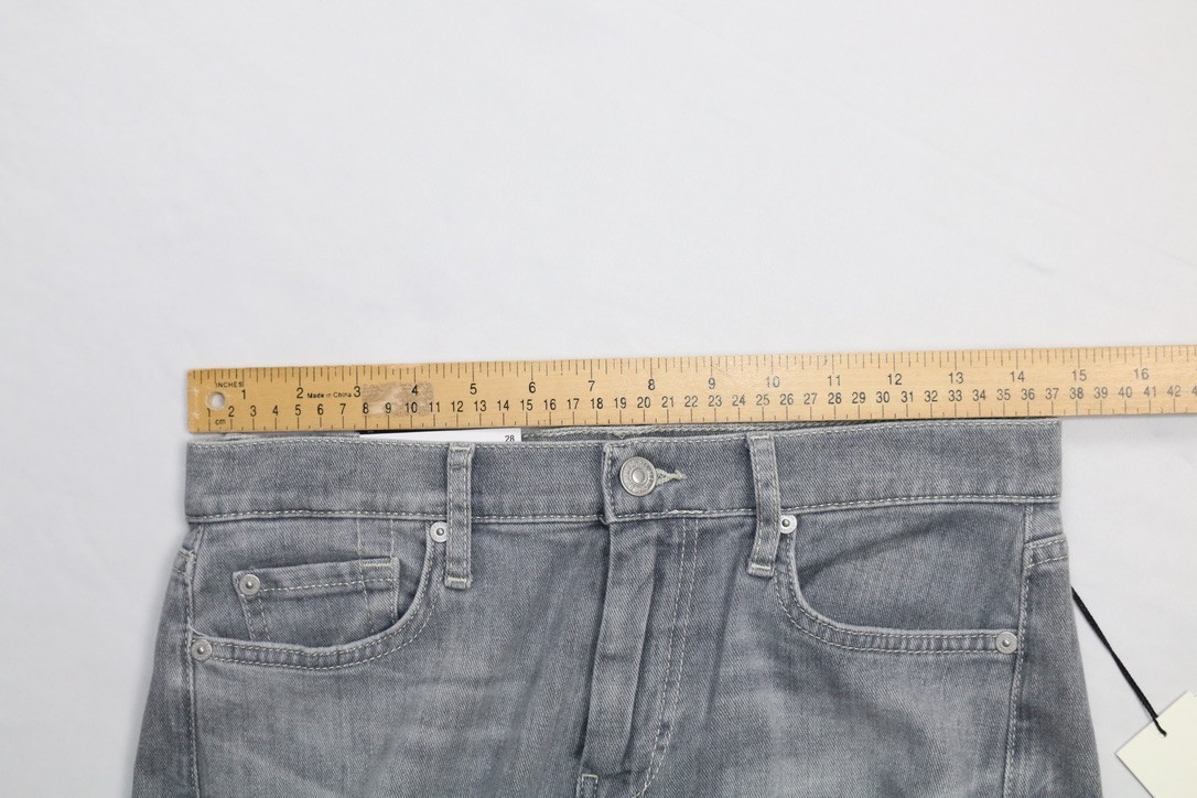 7 For All Mankind Women’s Dojo Original Light Wash Flared Distressed Jeans