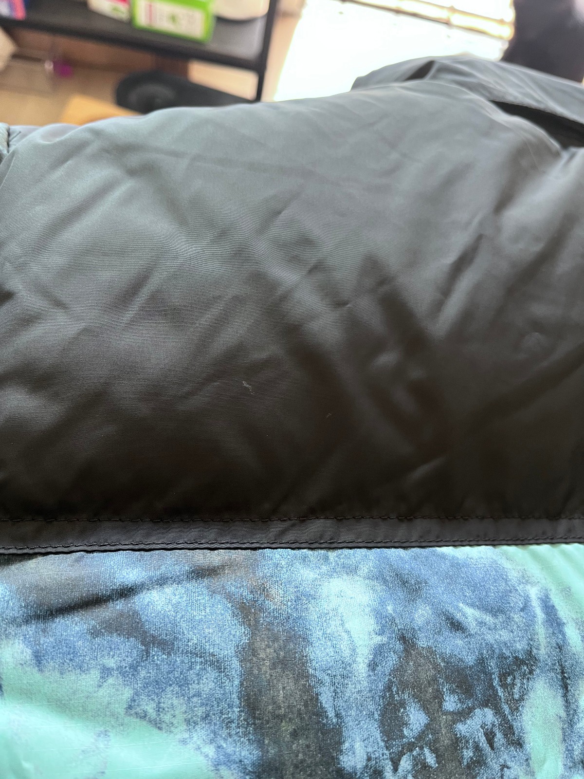 The North Face: Men’s 1996 Retro Nuptse Jacket – Wasabi Ice Dye [Large; Used]
