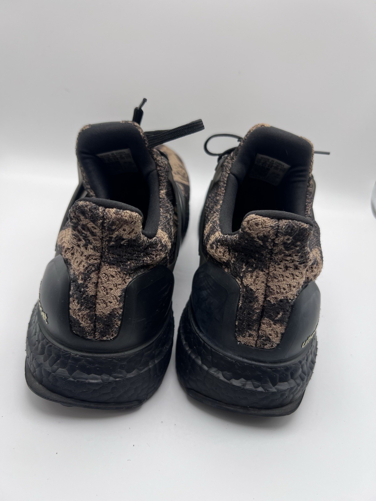 adidas UltraBoost Men’s Low Top Lace Up Running Sneakers Brown/Black Camo
