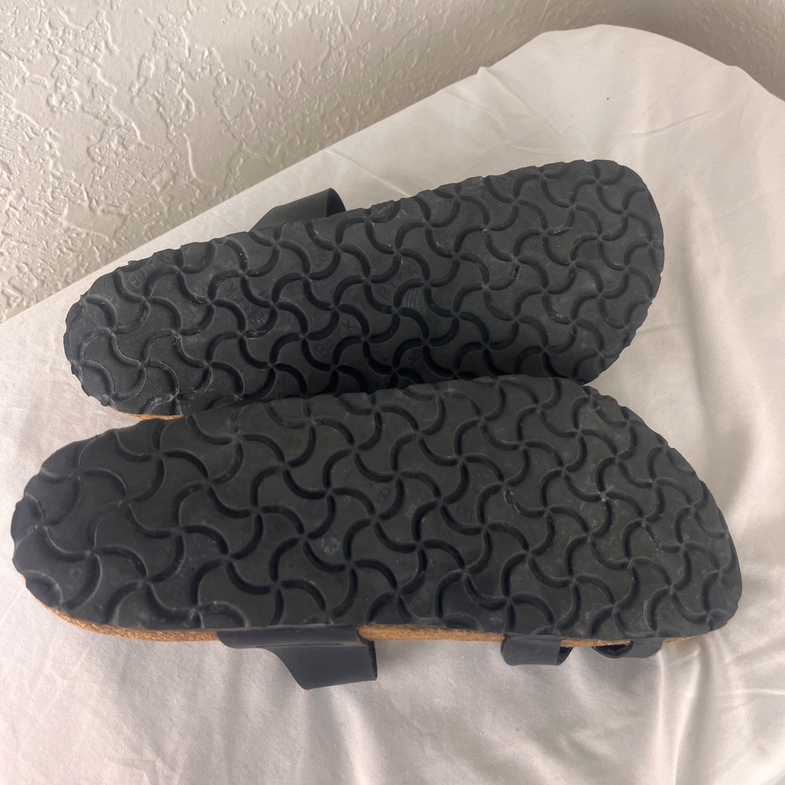 Birkenstock Mayari Sandals Upper Straps Cork Normal Width L9 M7 Black