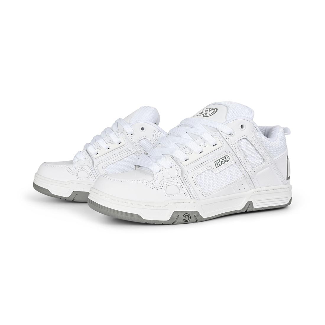 DVS Comanche Shoes – White/White/Grey