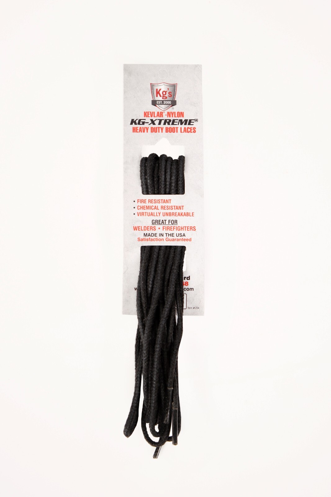 Kg’s KG-XTREME 45″ Boot Laces Made with Kevlar and Nylon