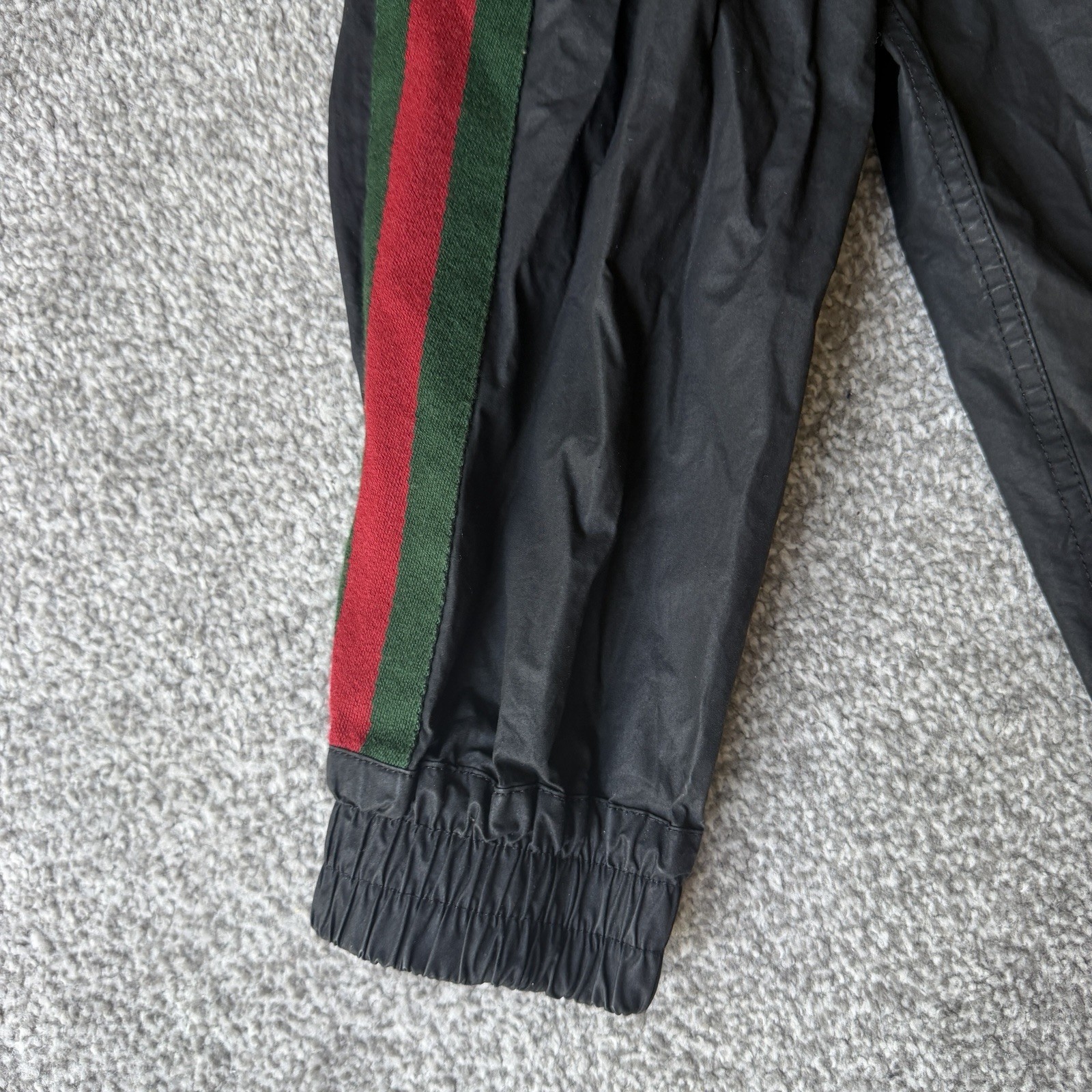 Gucci Cotton Canvas Windbreaker Jacket Web Stripe Logo Pullover Mens IT 52 UK XL