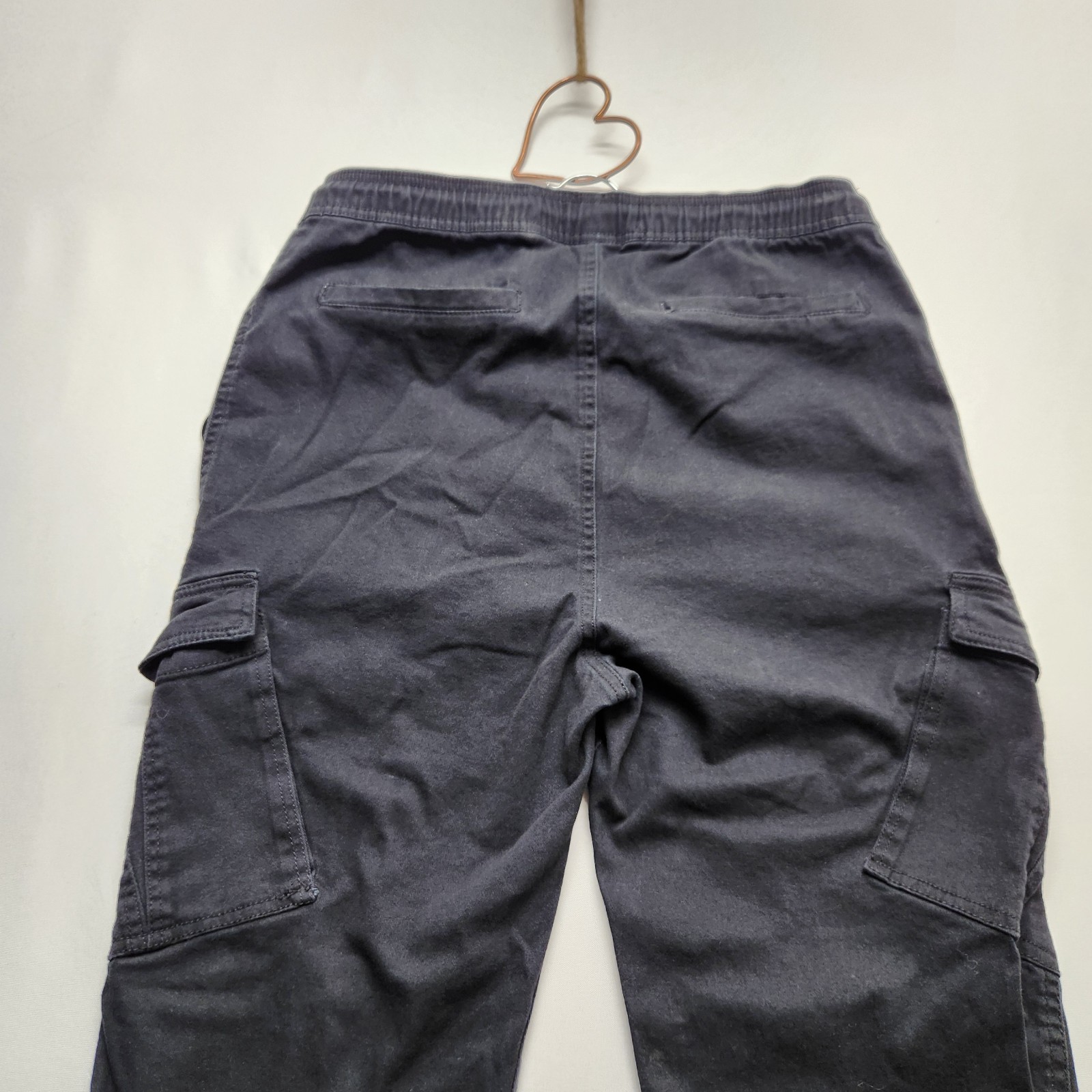 ⭐️WXYZ Los Angeles Black Cargo Jogger Pants Men’s Size M Cotton Stretch Gorpcore